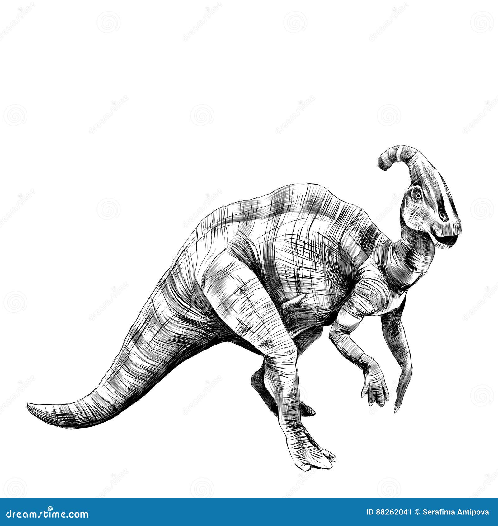 dinosaur with a horn on its head
