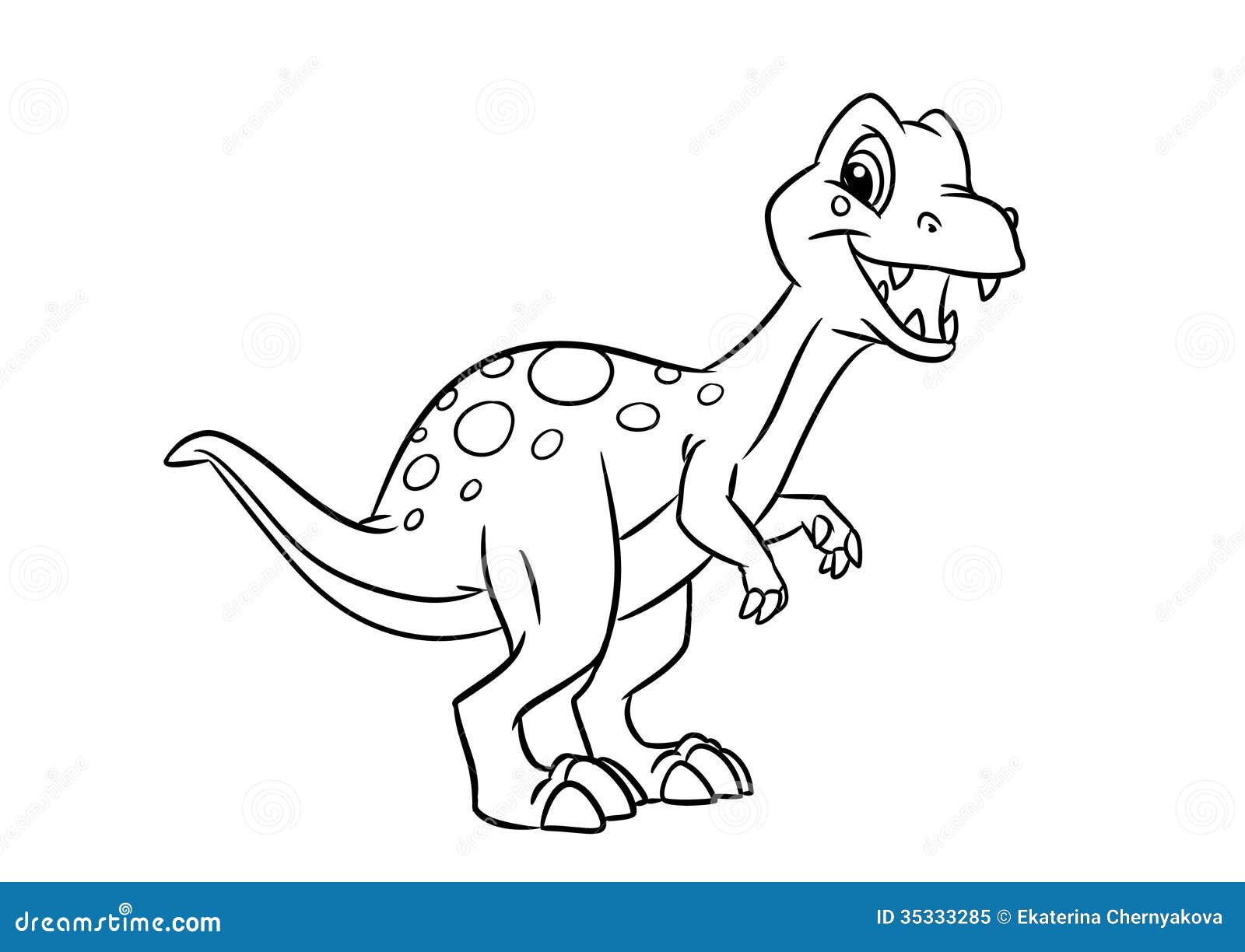 t rex coloring page for kids