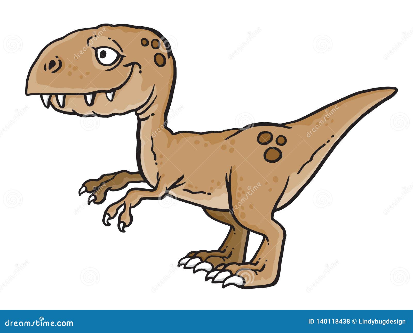 Dinosaur Cartoon - T-Rex Stock Illustration. Illustration Of Dinosaur -  140118438