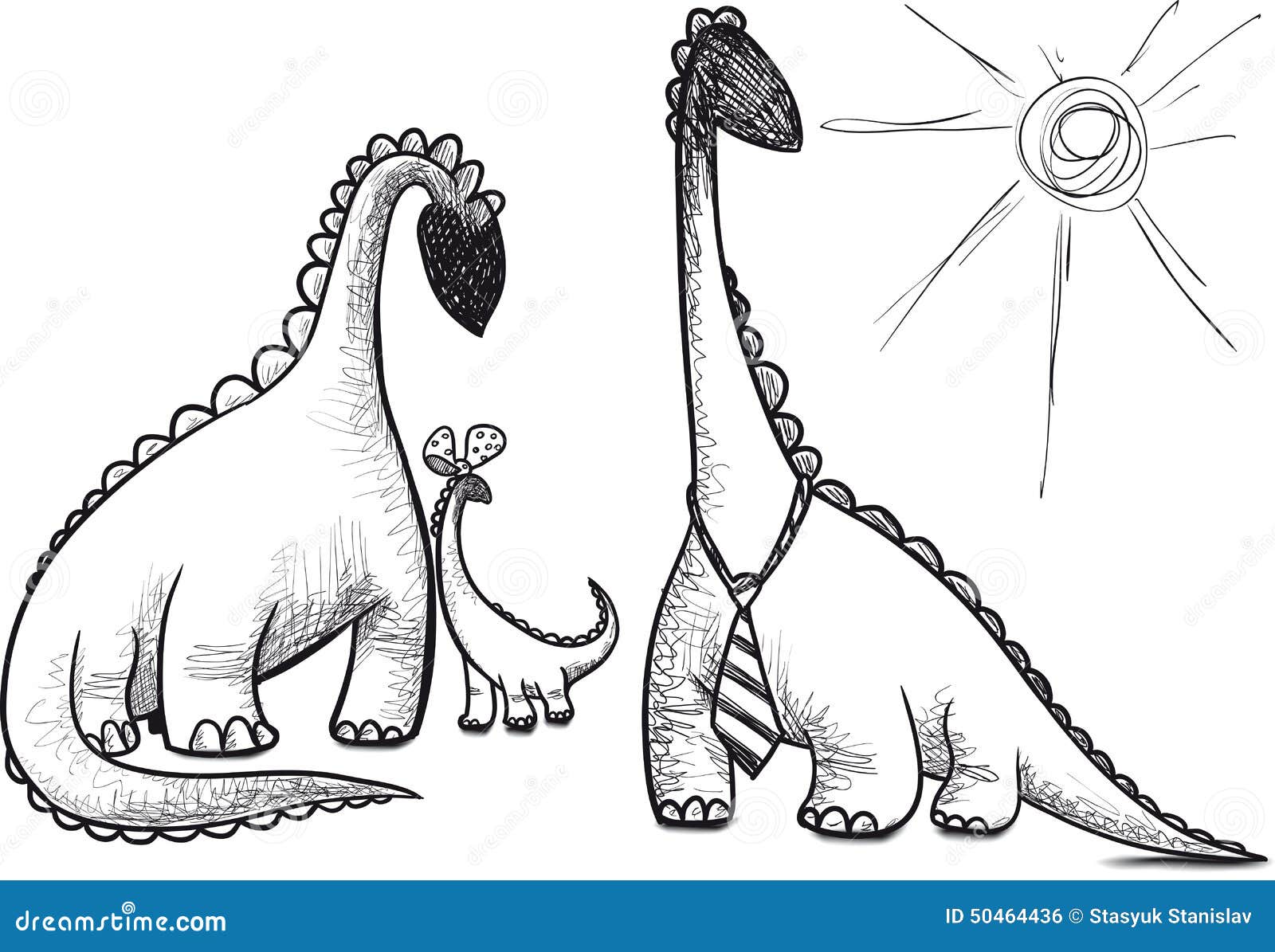 Dinosaure De Famille Illustration De Vecteur Illustration Du Vert Dinosaure De Famille Illustration De Vecteur Illustration Du Vert