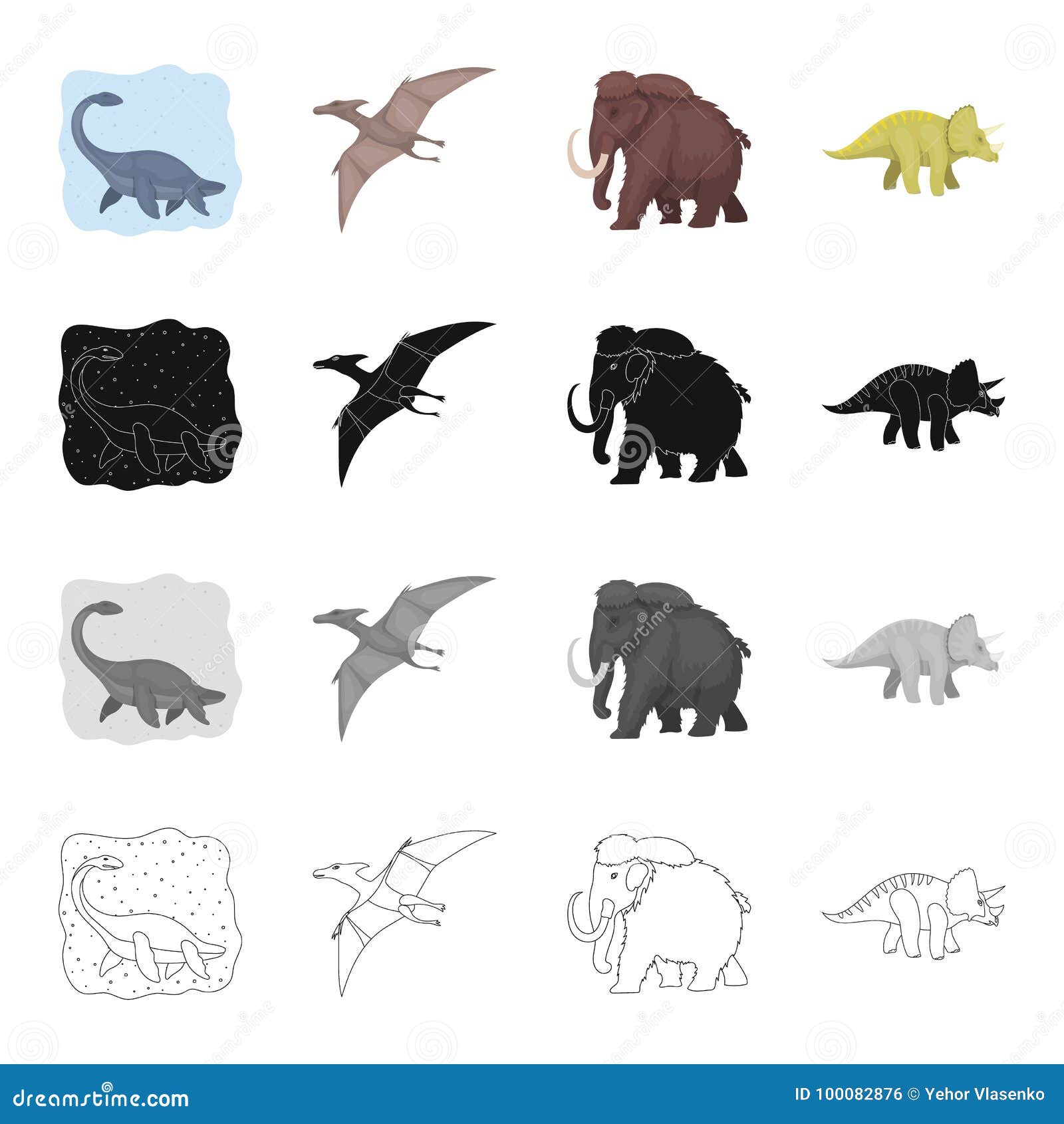 Dinosaurio Marino, Pterodáctilo, Mamut Prehistórico, Triceraptor Dinosaurios E Iconos Prehistóricos De La Colección Del Sistema a Ilustración del Vector - Ilustración de lanas, muestra: 100082876 Dinosaurio Marino, Pterodáctilo, Mamut Prehistórico, Triceraptor Dinosaurios E Iconos Prehistóricos De La Colección Del Sistema a Ilustración del Vector - Ilustración de lanas, muestra: 100082876