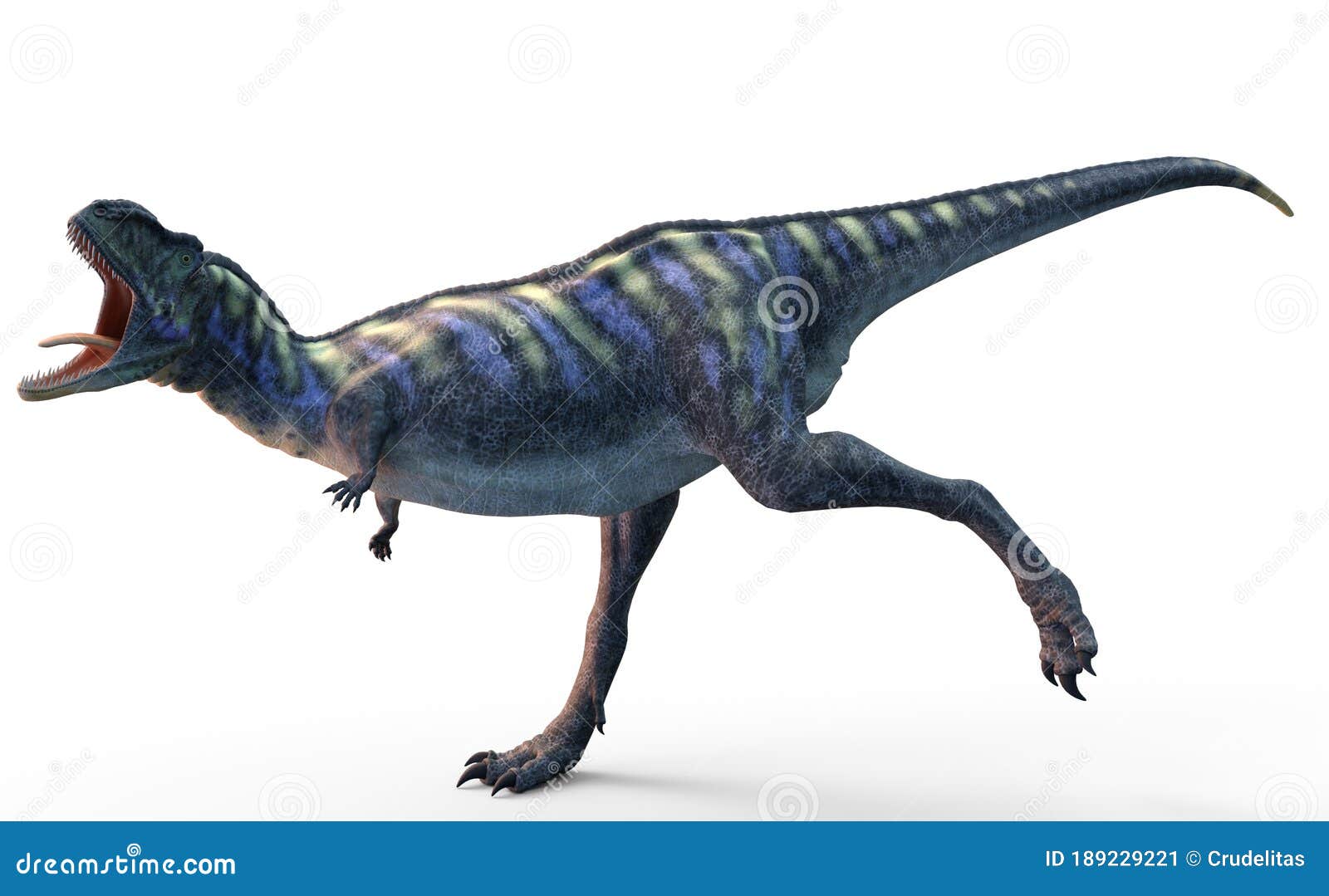 Aucasaurus Predator Dinosaur 3D Illustration Stock Illustration -  Illustration of reptile, monster: 189229221