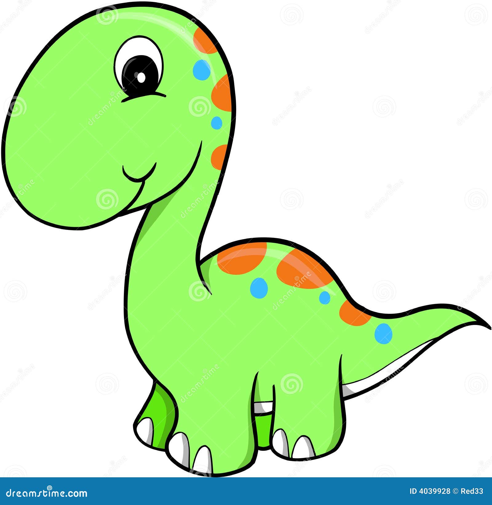 Um Desenho Ou Ilustração De Cor De Vetor De Dinossauro Verde Gigante Bonito  Royalty Free SVG, Cliparts, Vetores, e Ilustrações Stock. Image 132664399