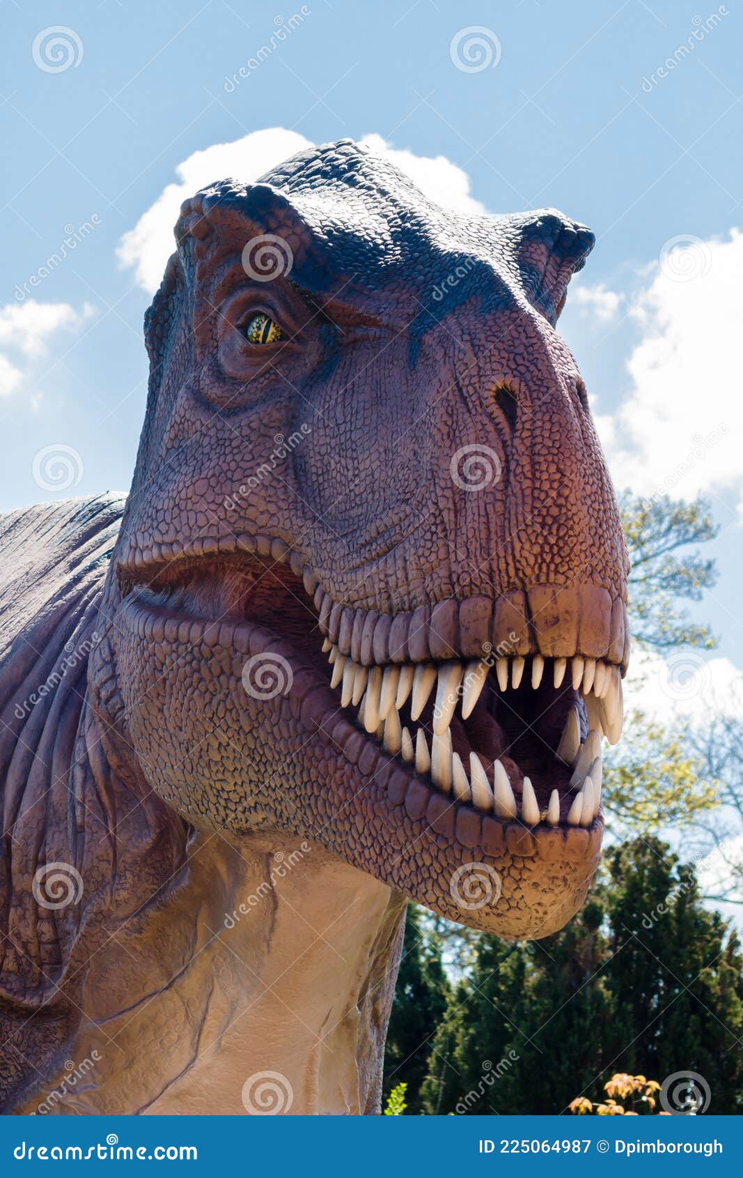 Dinossauro Tiranossauro Rex Imagem de Stock - Imagem de dentes, predador:  225064987