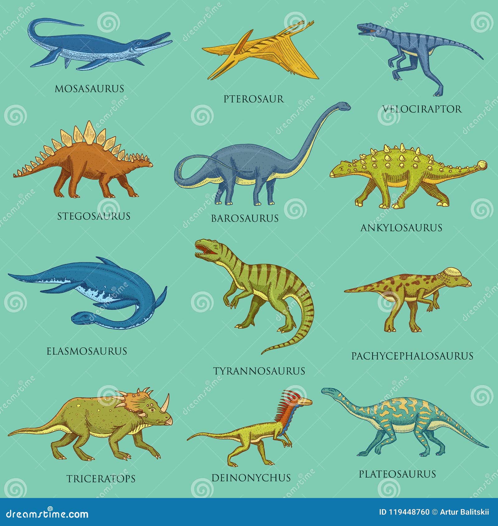 Vetores de Engraçado Brontossauro Préhistórico Dinossauro Antigos Monstros  Selvagens Répteis Estilo Desenho Animado Vetor Isolado e mais imagens de  Animal - iStock