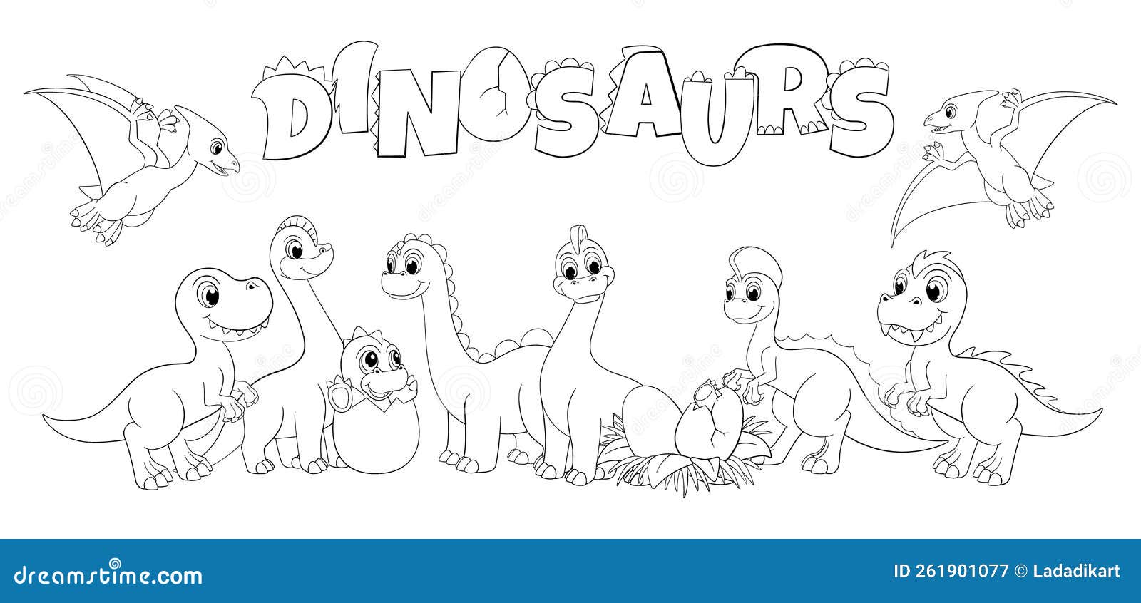 Desenho Para Colorir desenhos de dinossauros - Imagens Grátis Para