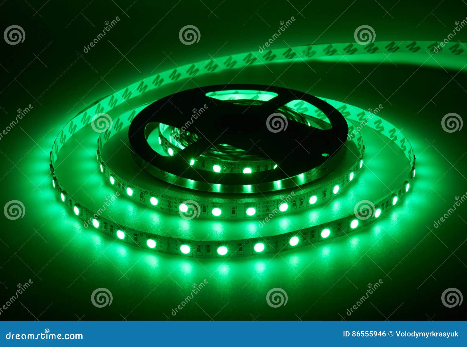 Diode Strip. Led Lights Tape Stock Photo Image of ribbon, board 86555946