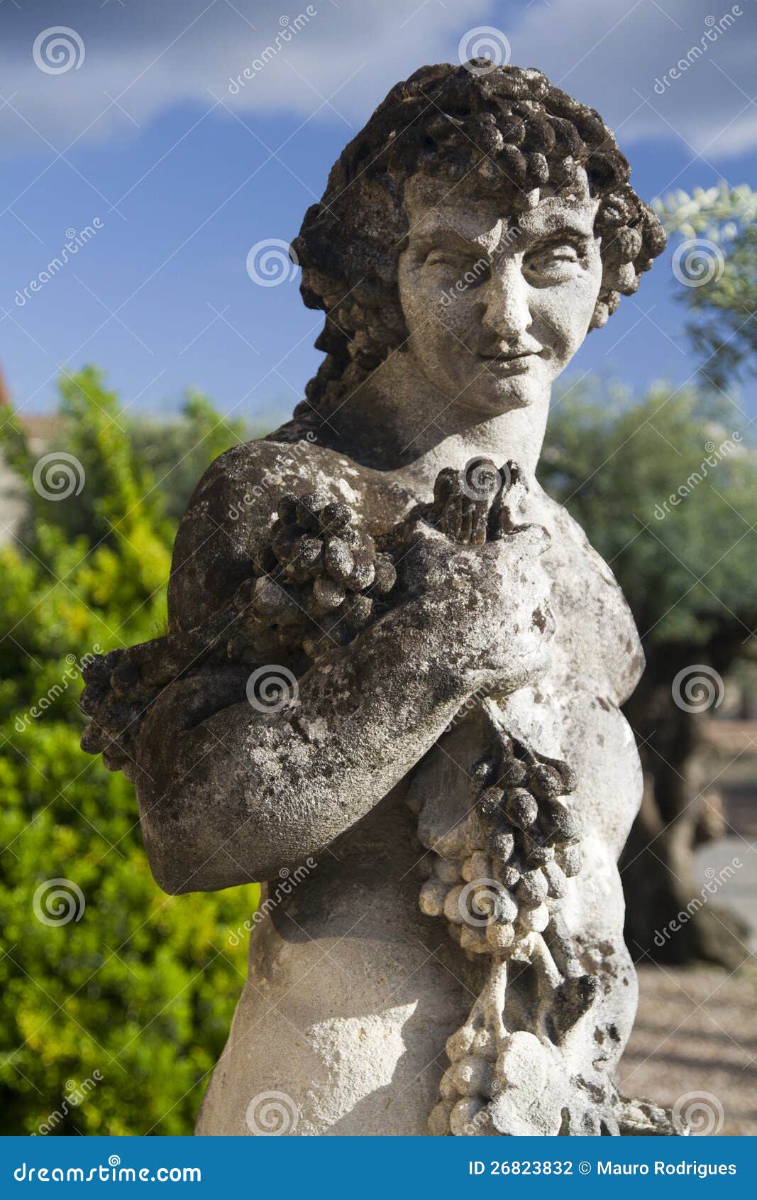 Dionysus, Greek God Of Wine Stock Photo - Image of ...