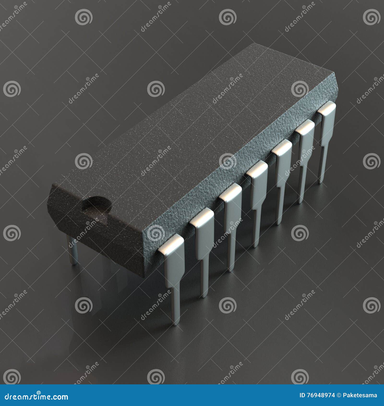 DIP chip package stock illustration. Illustration of computer 76948974