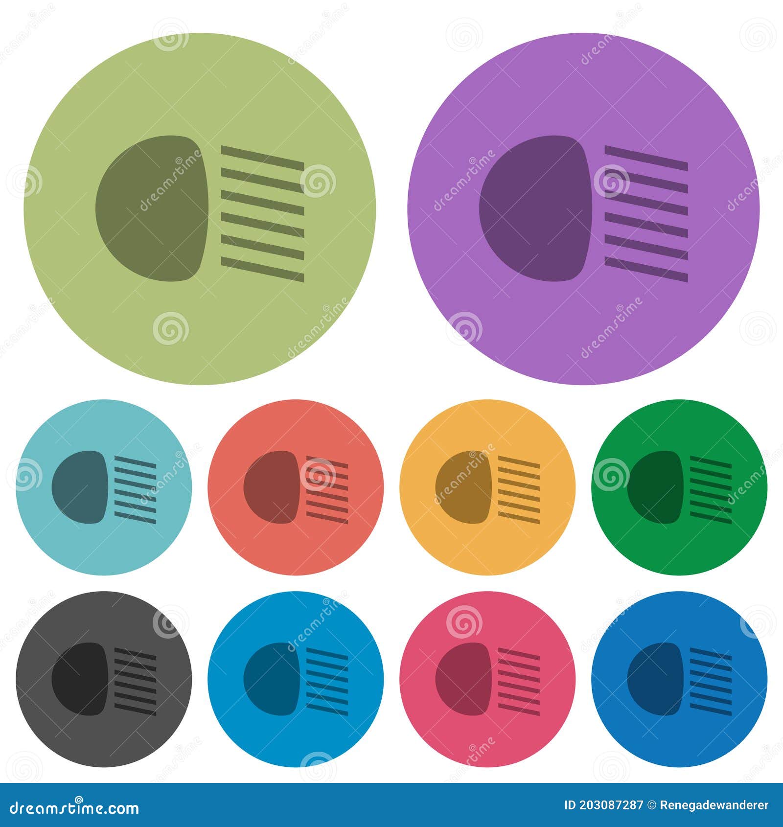 dipped beam lights color darker flat icons