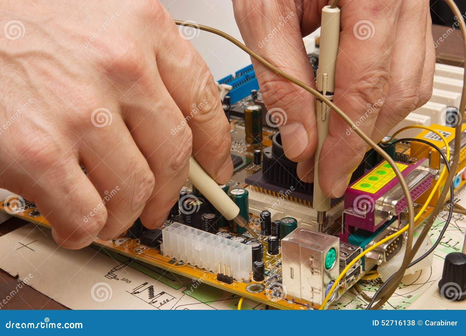 Dipstick in hand stock photo. Image of layout, ideas 52716138