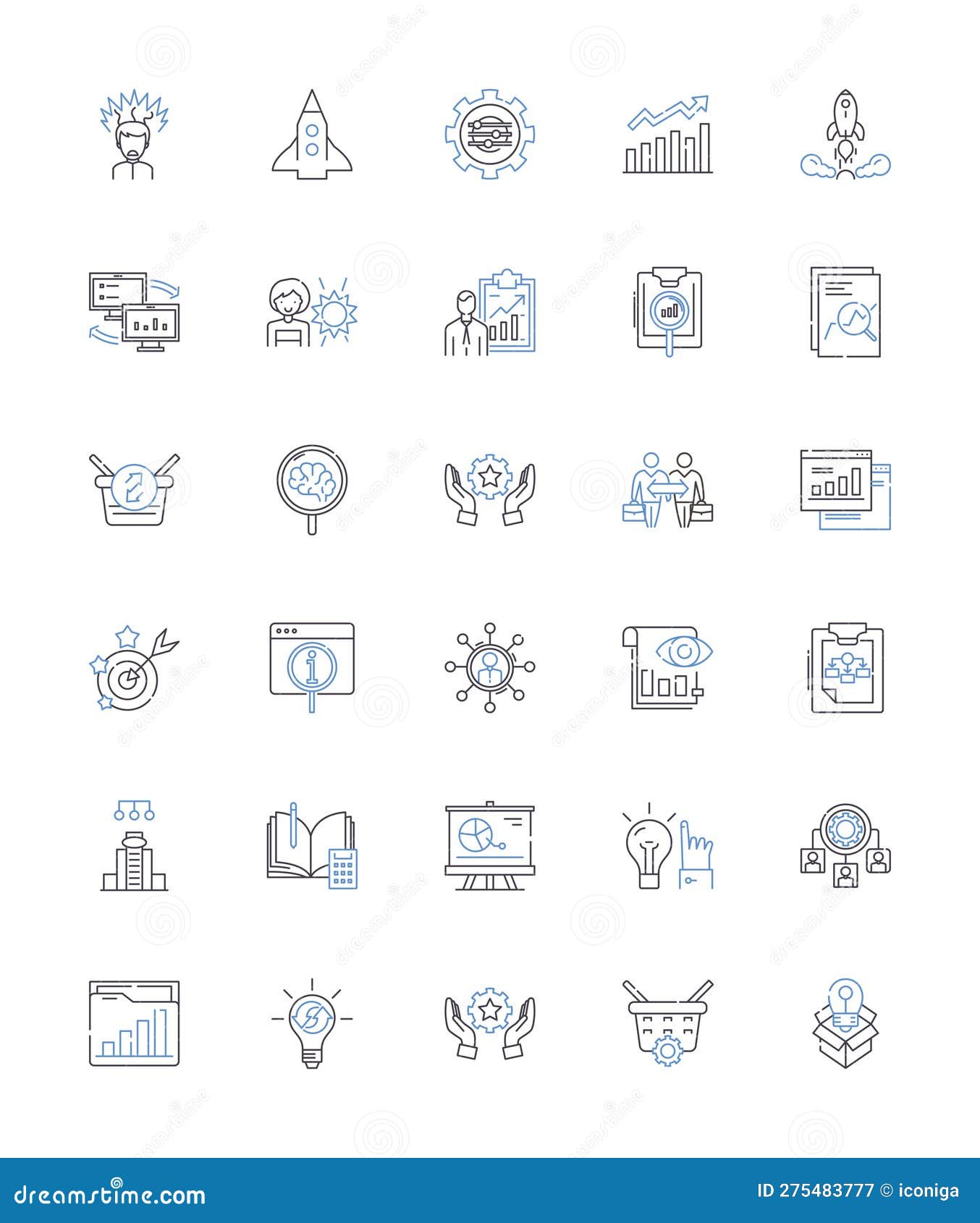 direction and instruction line icons collection. navigate, guide, command, direct, mentor, instruct, advise  and