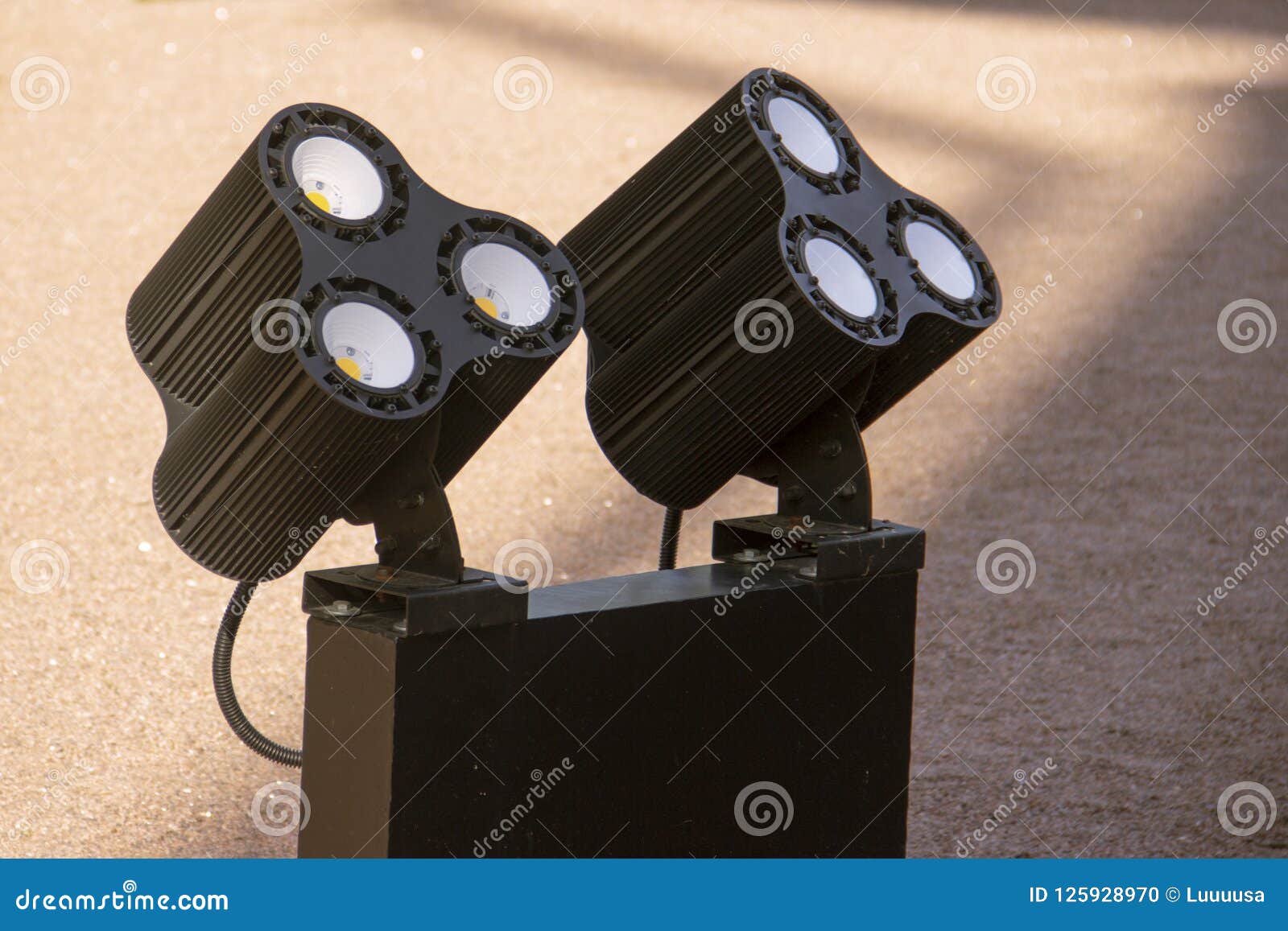 Directional Light for Facade Lighting. Equipment for Architectural