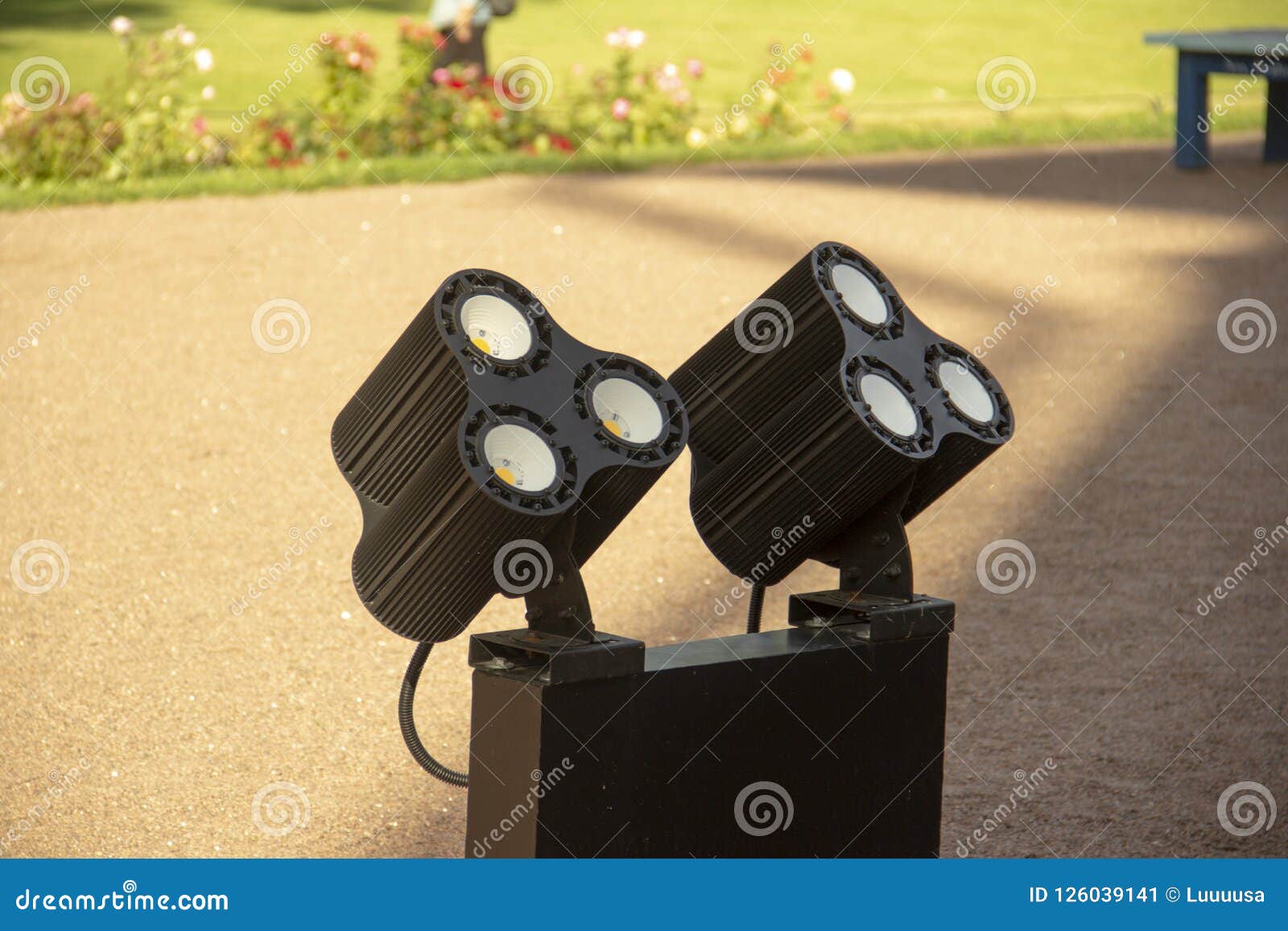 Directional Light for Facade Lighting. Equipment for Architectural