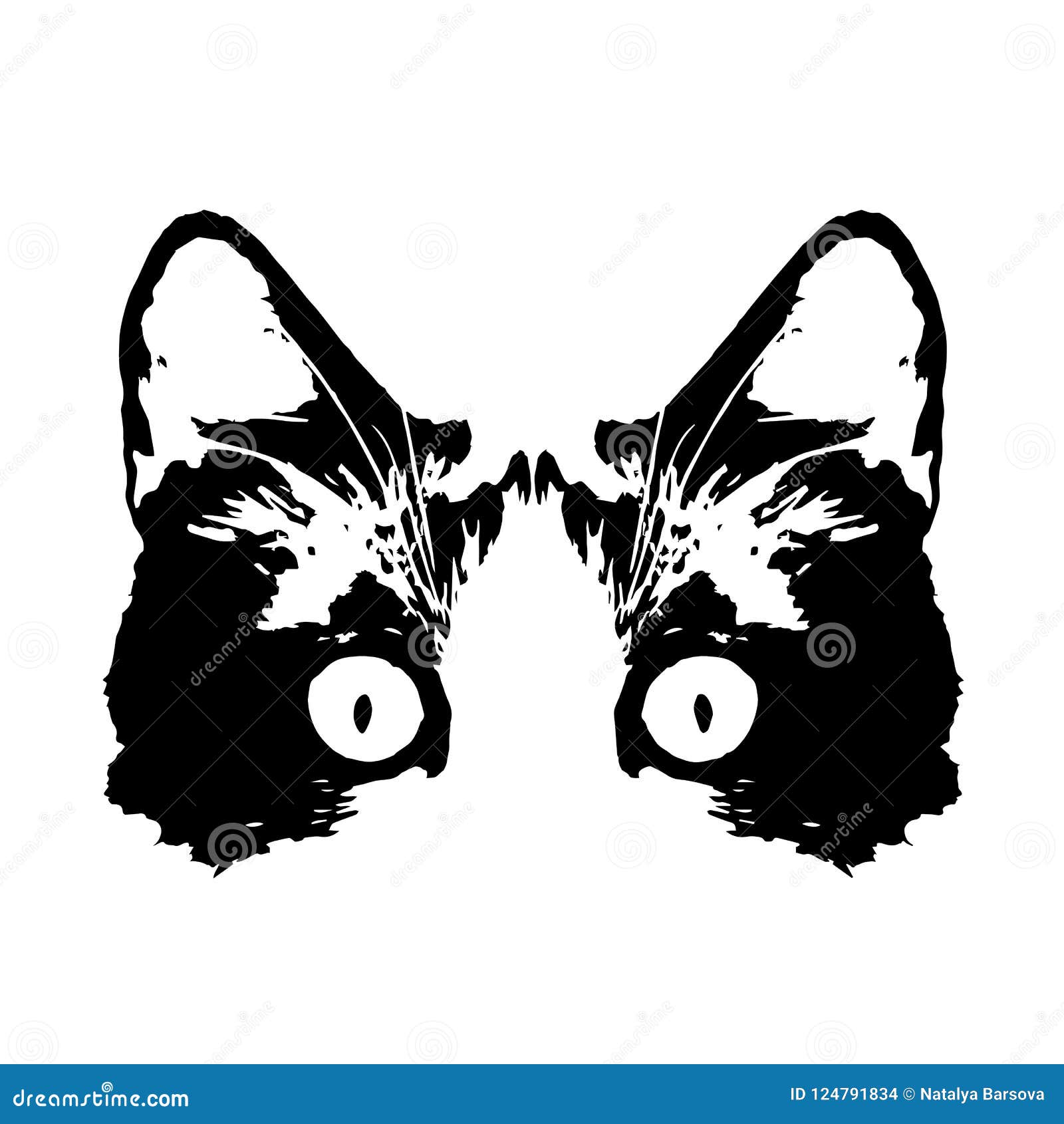 Dirigez L Image Du Noir De Chat De Moitie Masque D Isolement Sur Le Fond Blanc Illustration De Vecteur Illustration Du Unblinking Wide Dirigez L Image Du Noir De Chat De Moitie Masque D Isolement Sur Le Fond Blanc Illustration De Vecteur Illustration Du Unblinking Wide