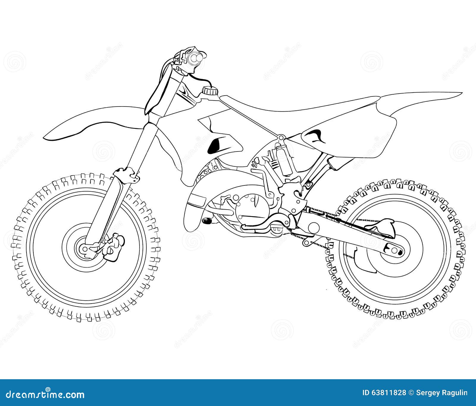 Motorcycle Drawing  How To Draw A Motorcycle Step By Step