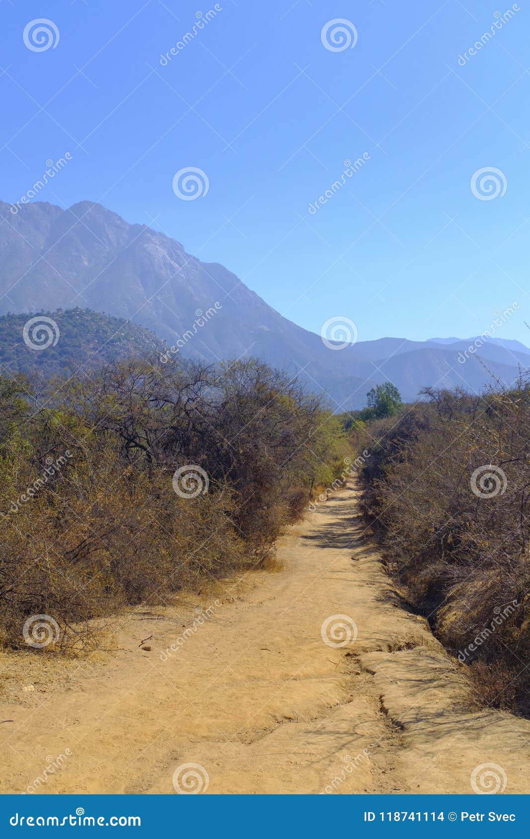 dirt path at la campana national park
