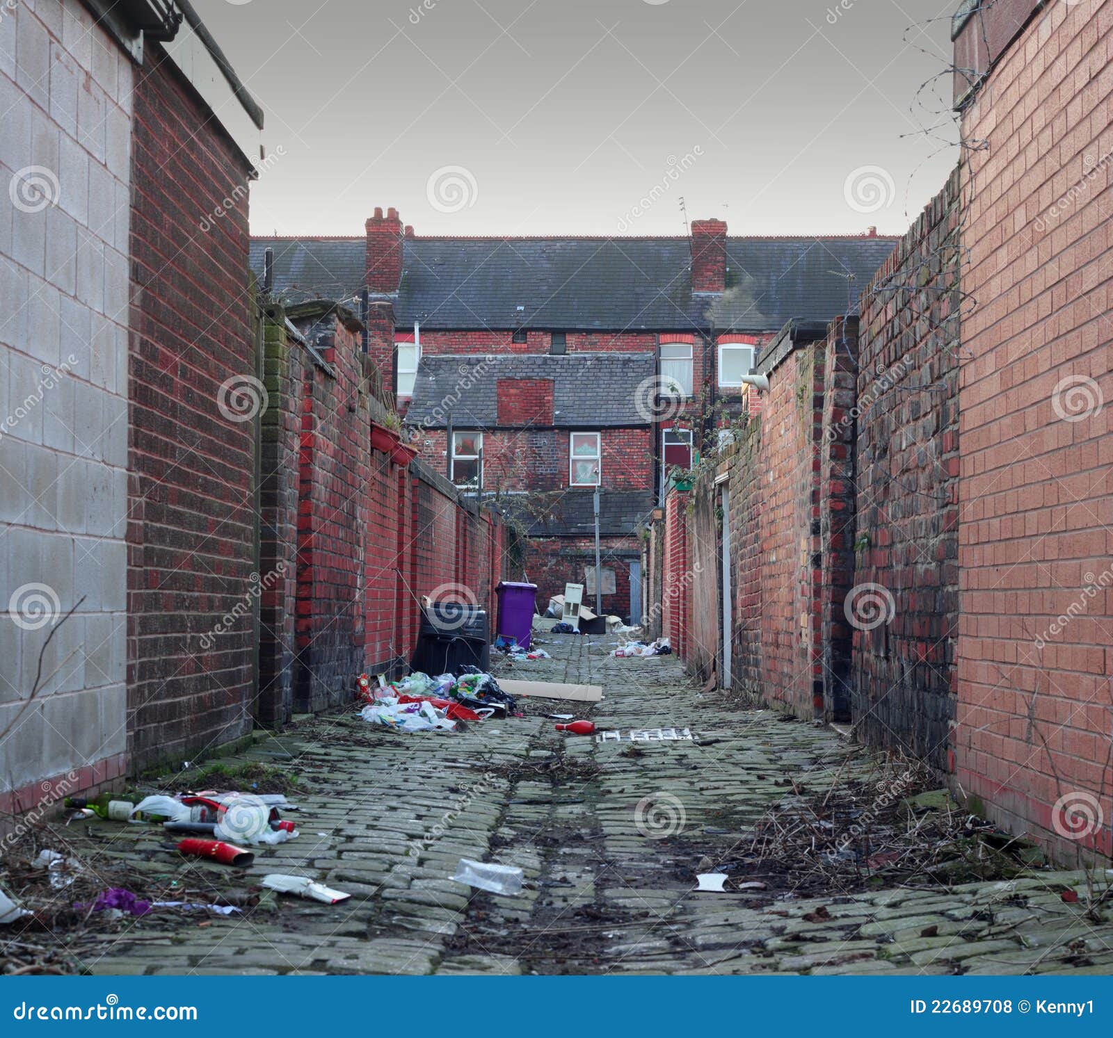 Dirty Back Alley Royalty Free Stock Photos Image 22689708