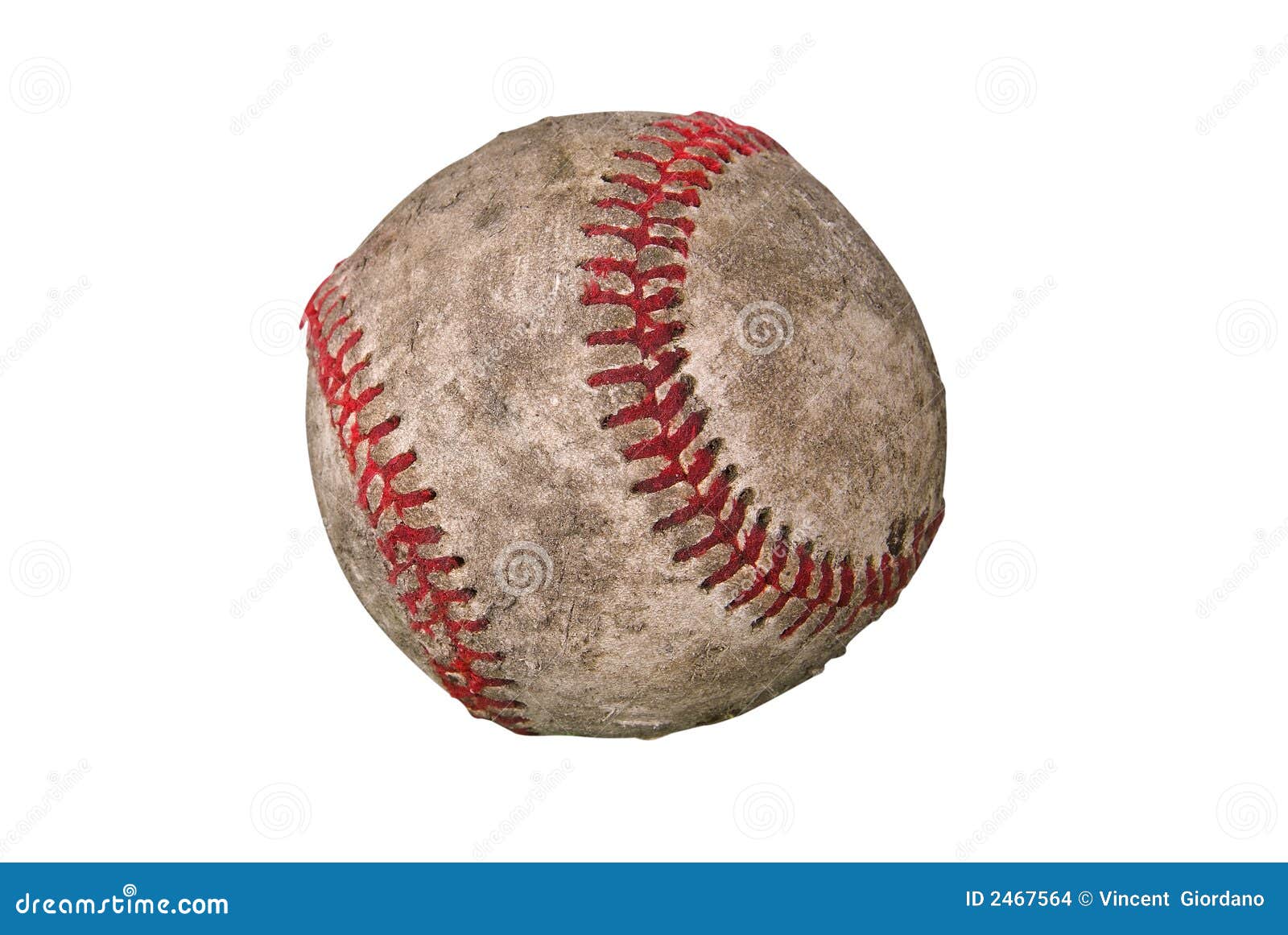 Dirty baseball stock photo. Image of sport, damage, play 2467564
