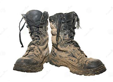 Dirty boots stock photo. Image of black, brown, cross - 10010716