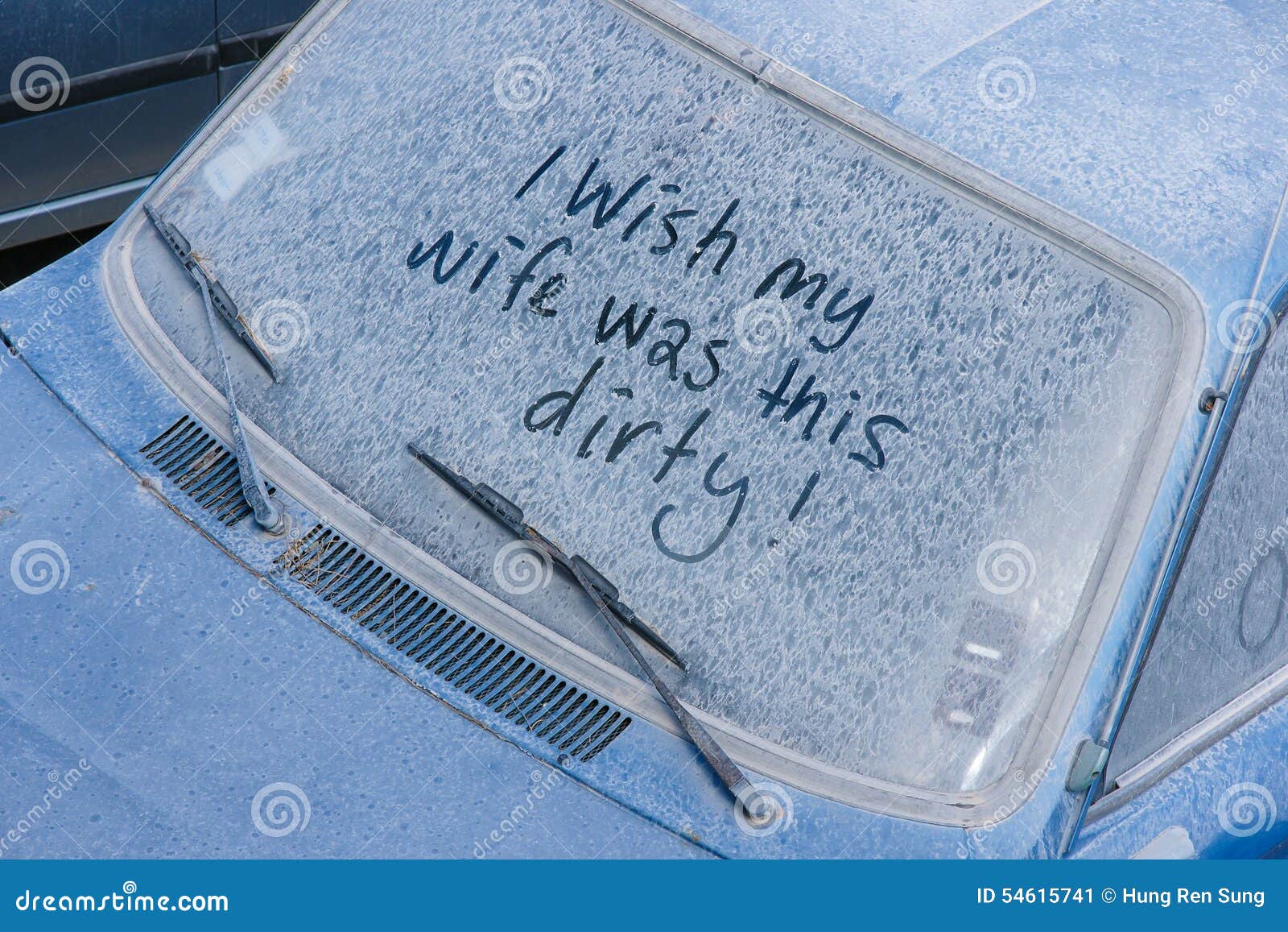 Dirty car stock image. Image of window, abandoned, funny 54615741