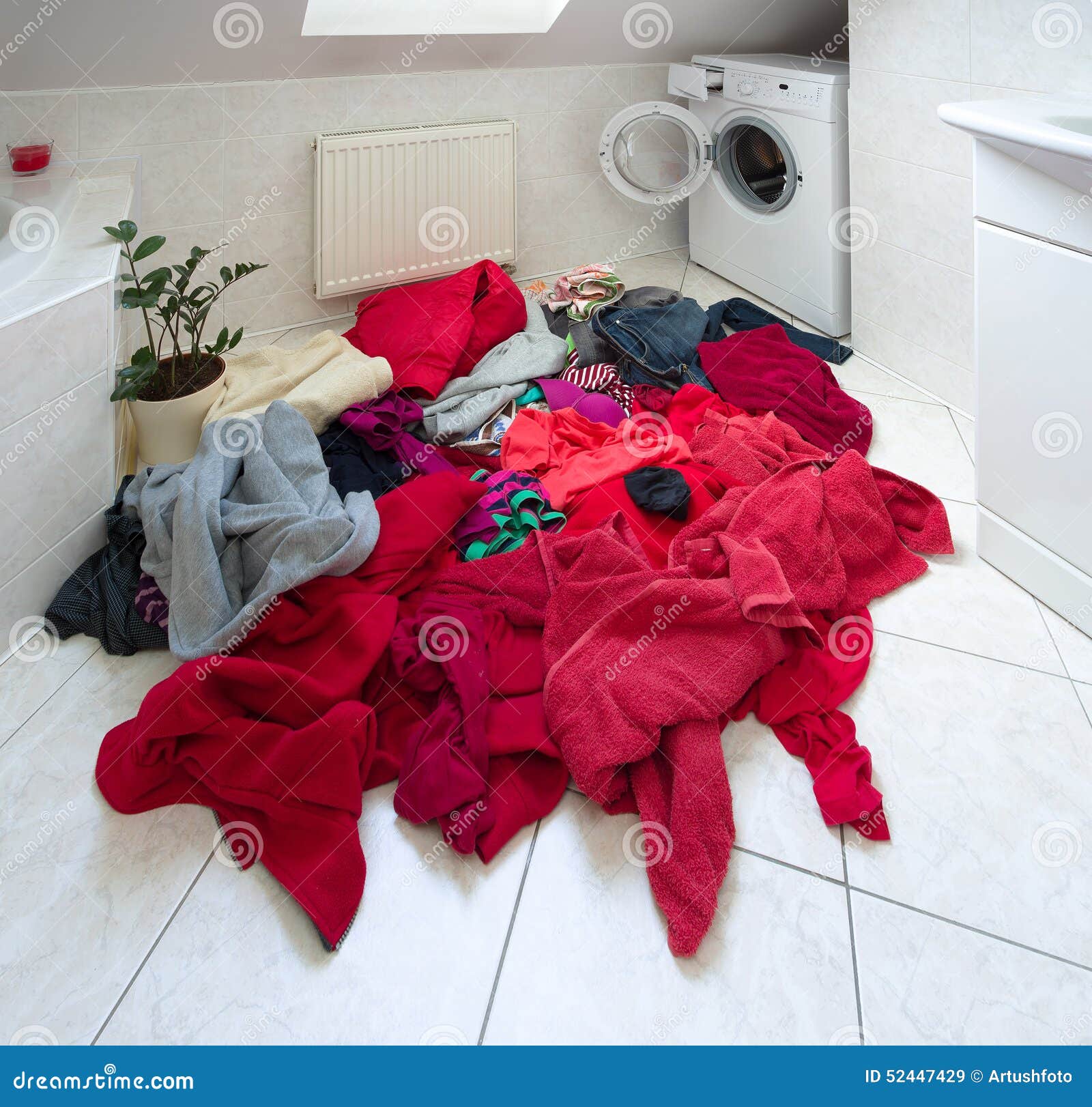 Dirty Clothes Ready for the Wash Stock Image Image of home, dirty