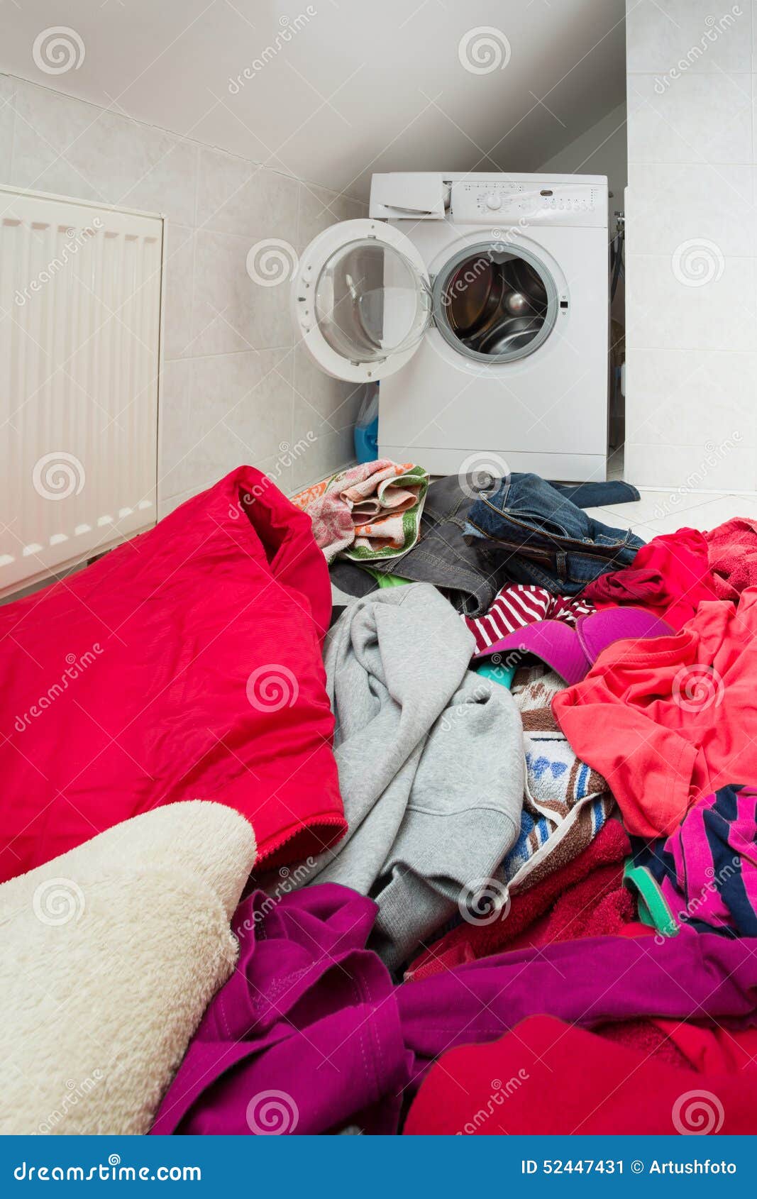 Dirty Clothes Ready for the Wash Stock Image Image of clothes, bundle