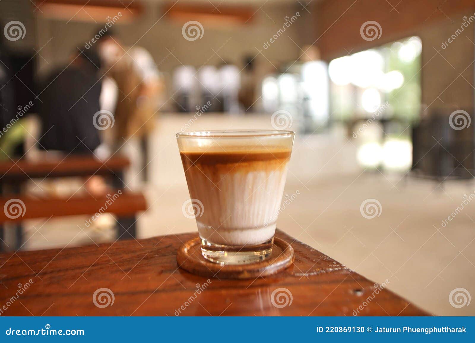 Dirty Cup Of Coffee After Drink With Receipt Slip RoyaltyFree Stock