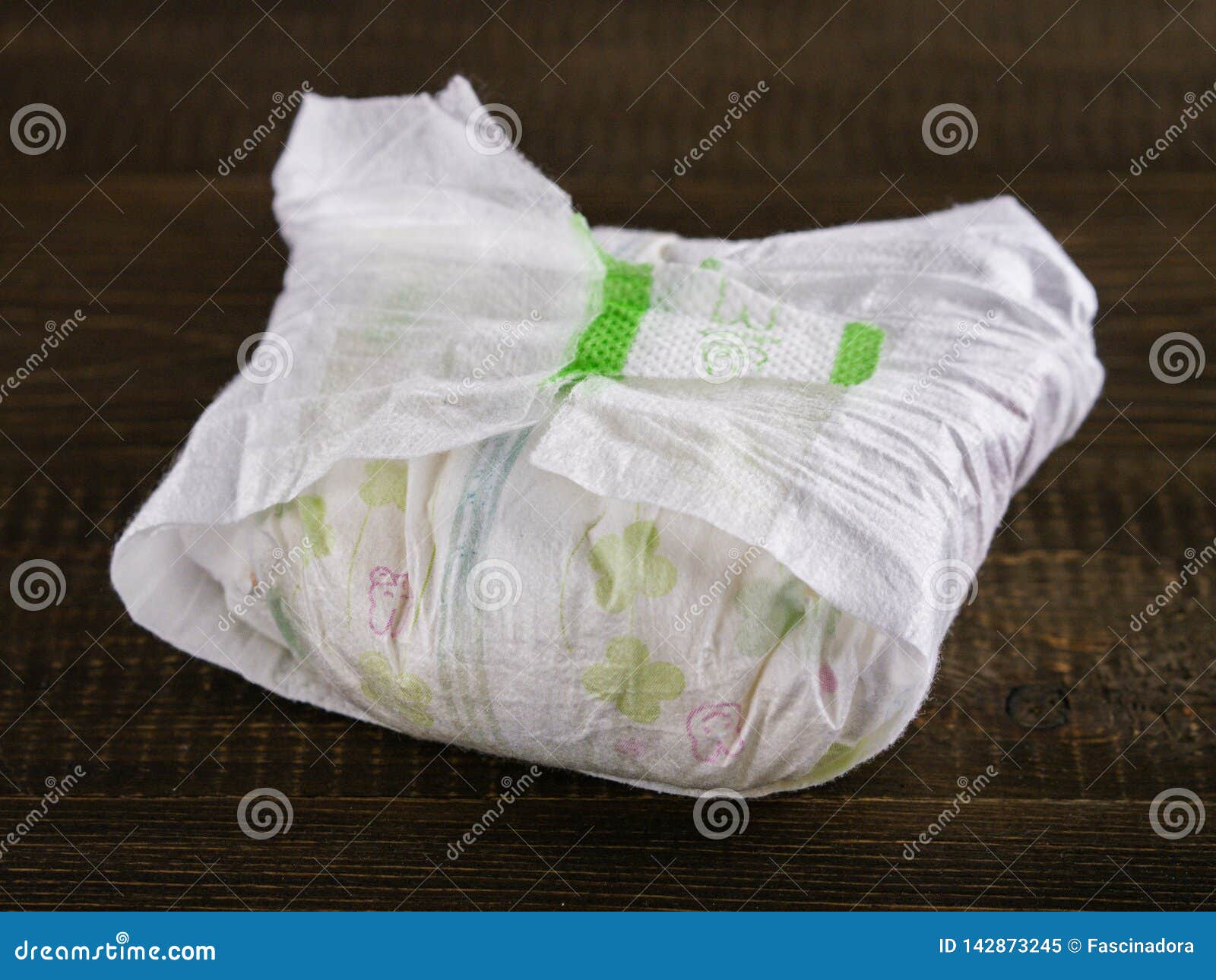 Girls messy diaper 