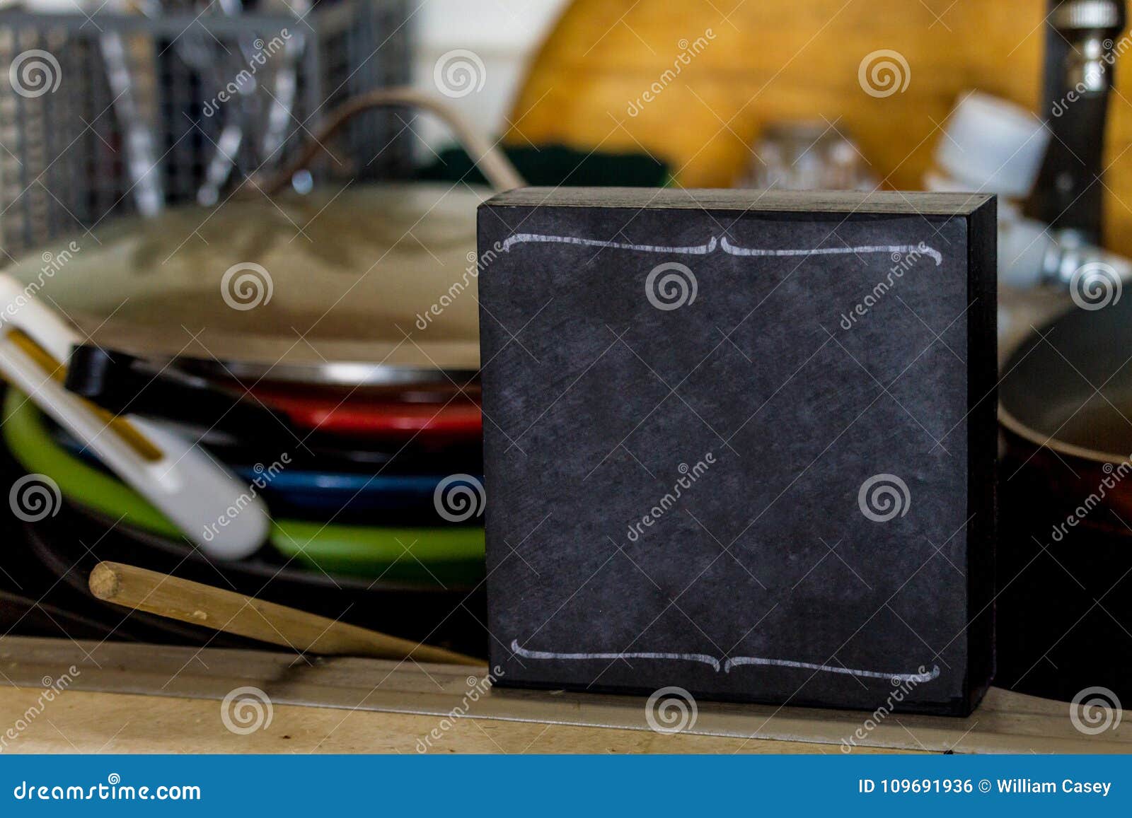Dirty Dishes in Sink with Sign Stock Photo Image of housework