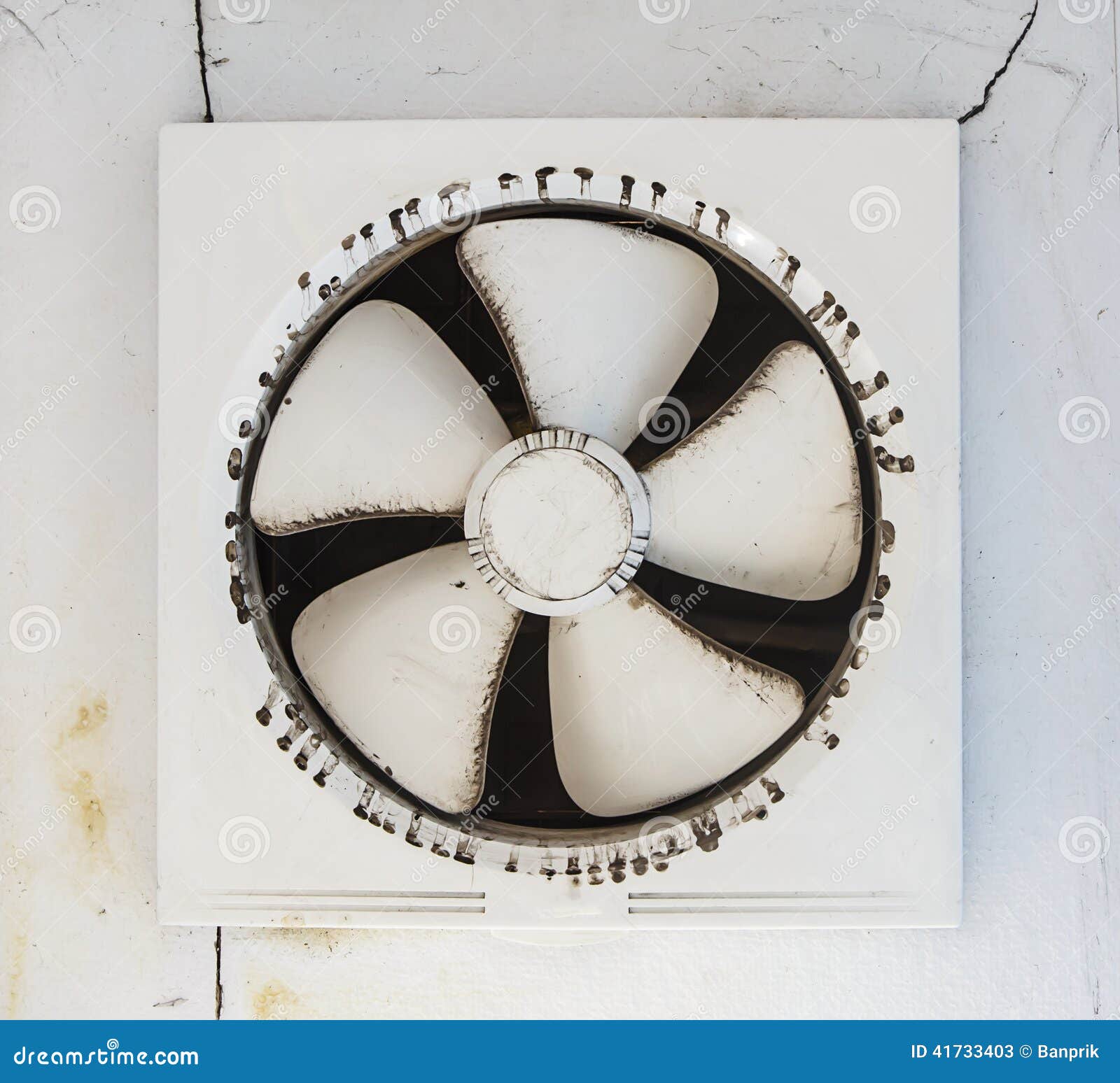 Dirty exhaust fan stock image. Image of motor, office 41733403