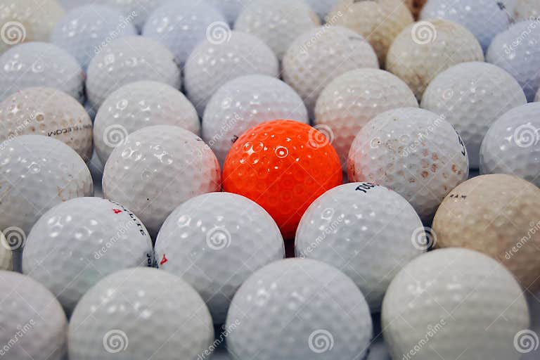 Dirty Golf Balls stock photo. Image of talent, leisure 1483002