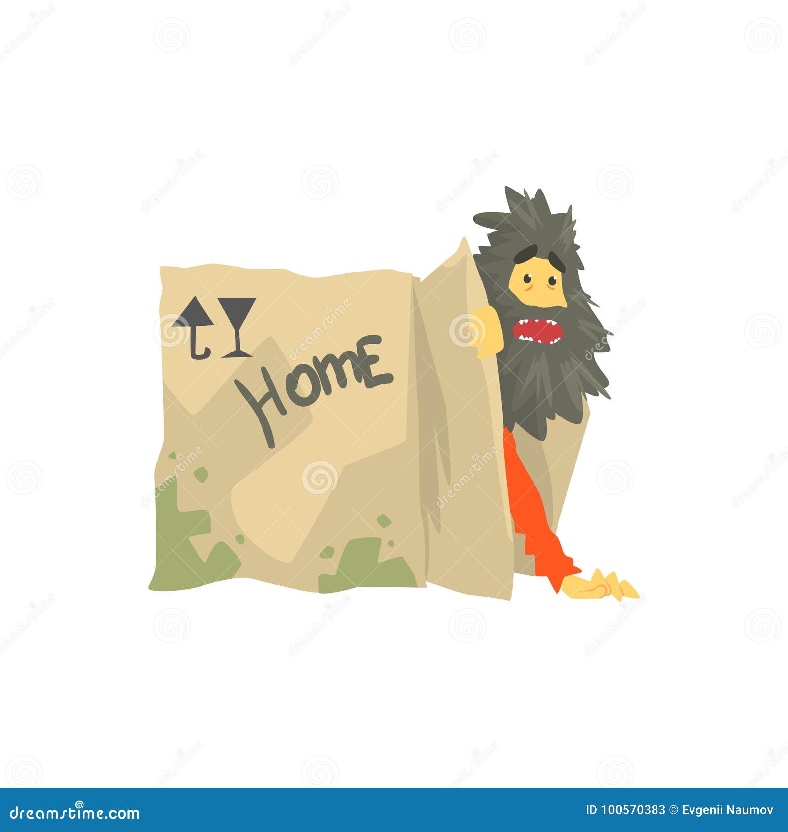 Dirty Homeless Man Character Living In In Cardboard Box With Home Inscription Unemployment Person Needing Help Vector Stock Vector Illustration Of Loss Homelessness Dirty Homeless Man Character Living In In Cardboard Box With Home Inscription Unemployment Person Needing Help Vector Stock Vector Illustration Of Loss Homelessness