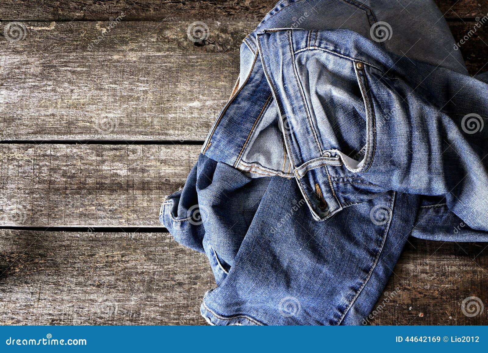 Dirty jeans on floor stock image. Image of antique, background 44642169