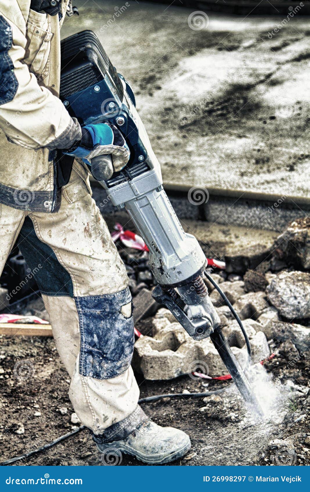 Dirty job stock image. Image of destroy, elektric, person 26998297
