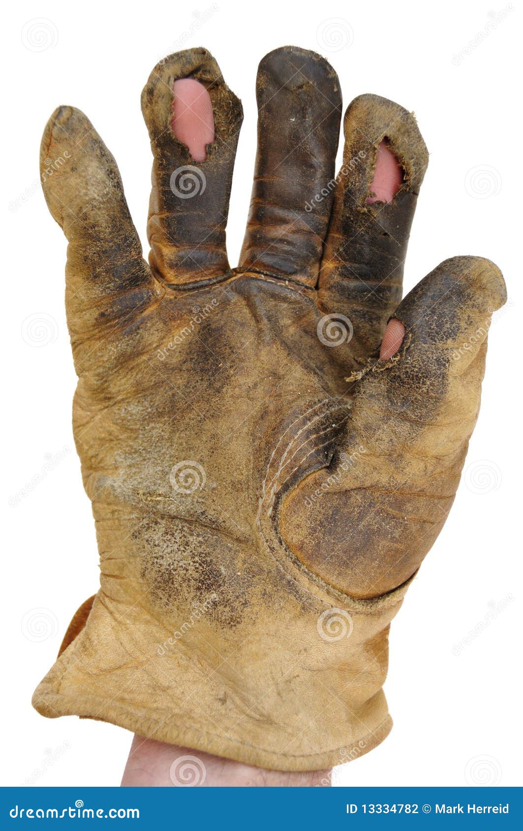 how to clean leather work gloves