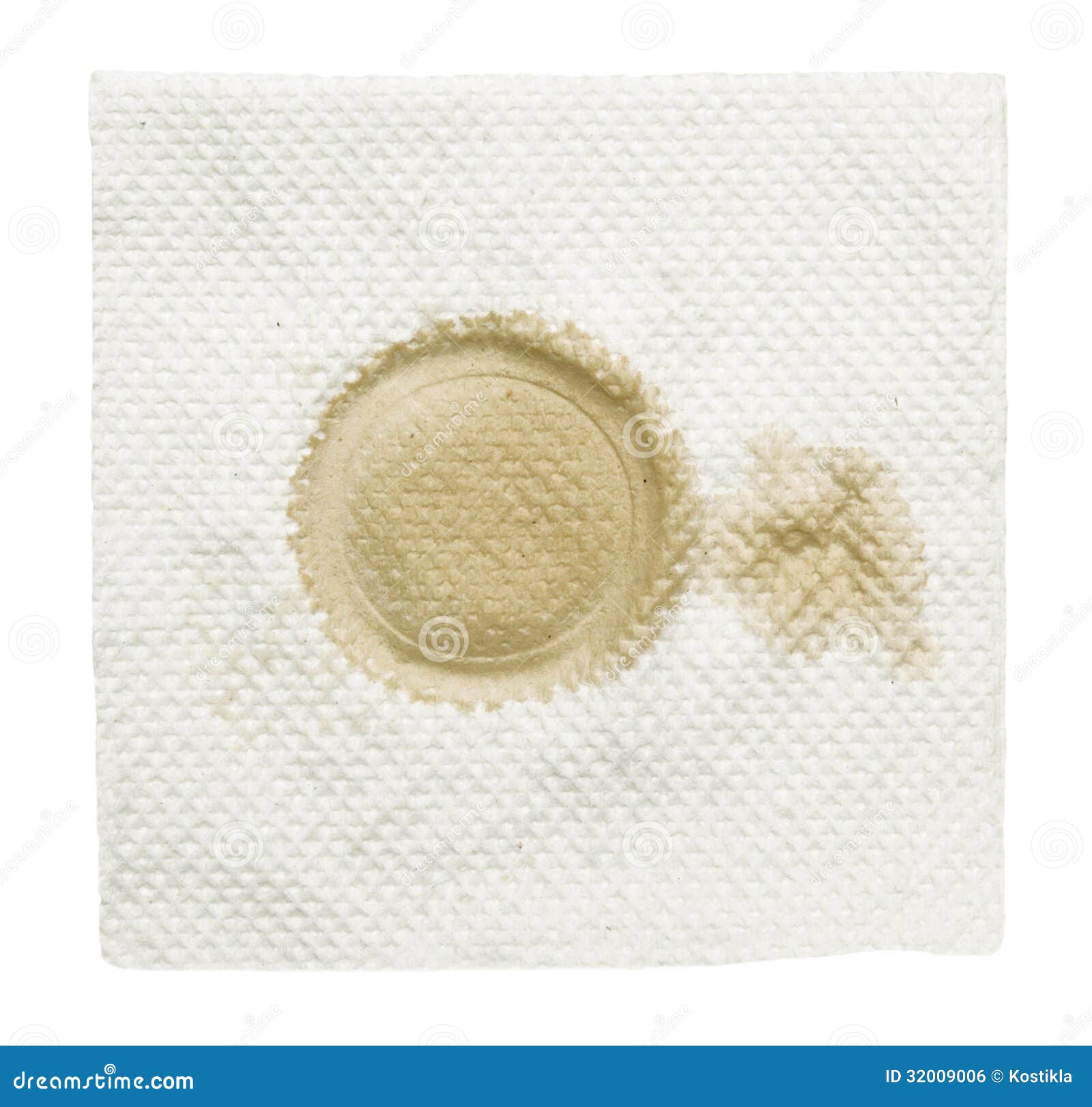 Dirty napkin stock photo. Image of grunge, circle, mess 32009006