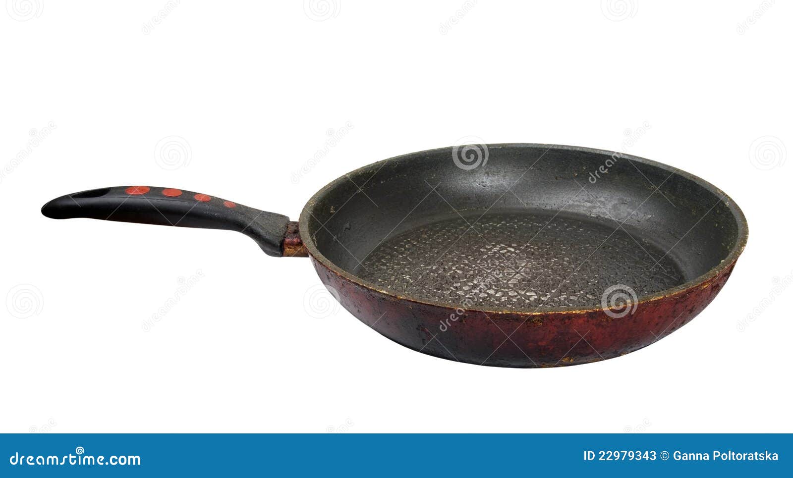Dirty old frying pan stock image. Image of frypan, domestic 22979343