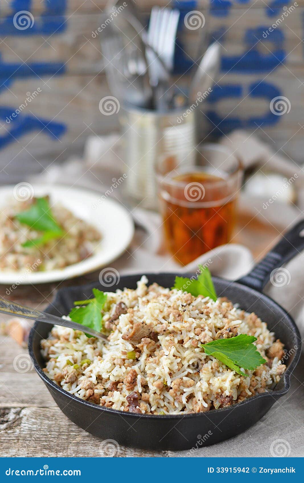 Dirty Rice with Ground Beef Stock Photo - Image of order, dirty: 33915942