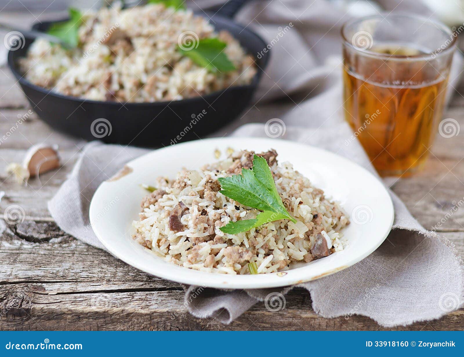 Dirty Rice with Ground Beef Stock Photo - Image of liver, bell: 33918160