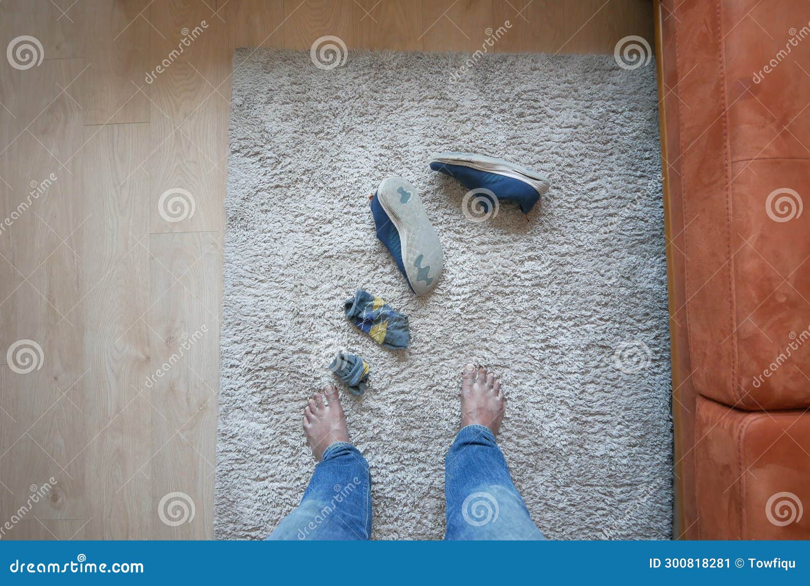 Dirty Socks on the Floor in the House, Vertically Stock Image - Image of  floor, fashion: 145594711