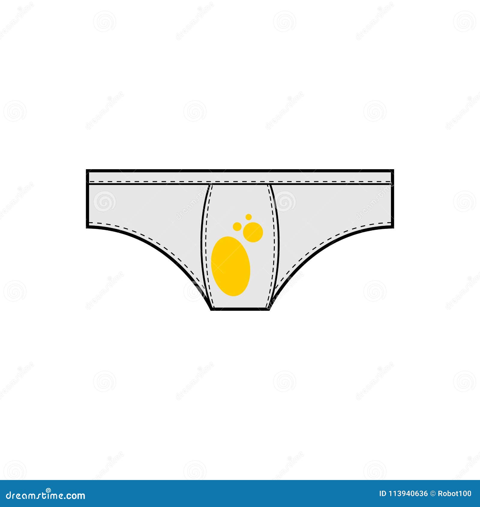 Dirty Underwear from Urine. Filthy Underclothes Feces Stock Vector -  Illustration of poor, cloth: 113940636