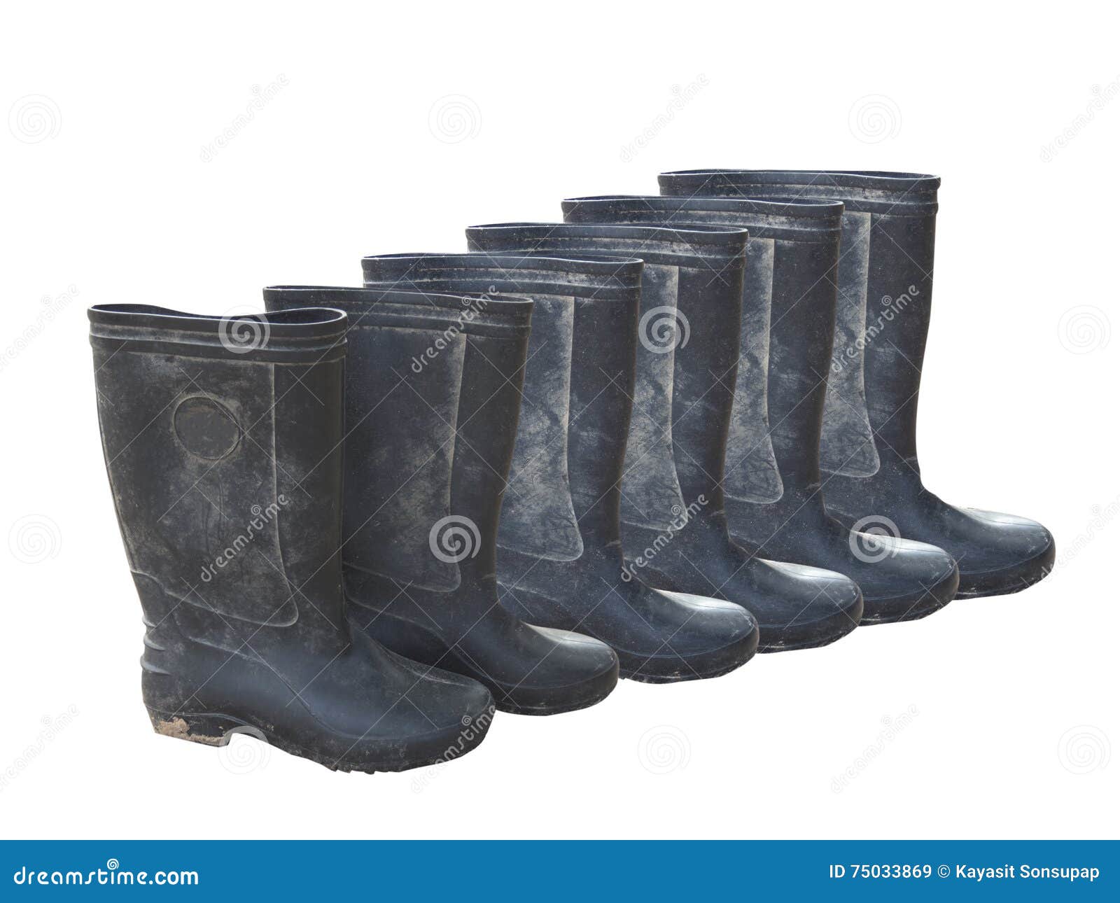 Dirty Work Boots for Construction Workers Stock Image Image of boot