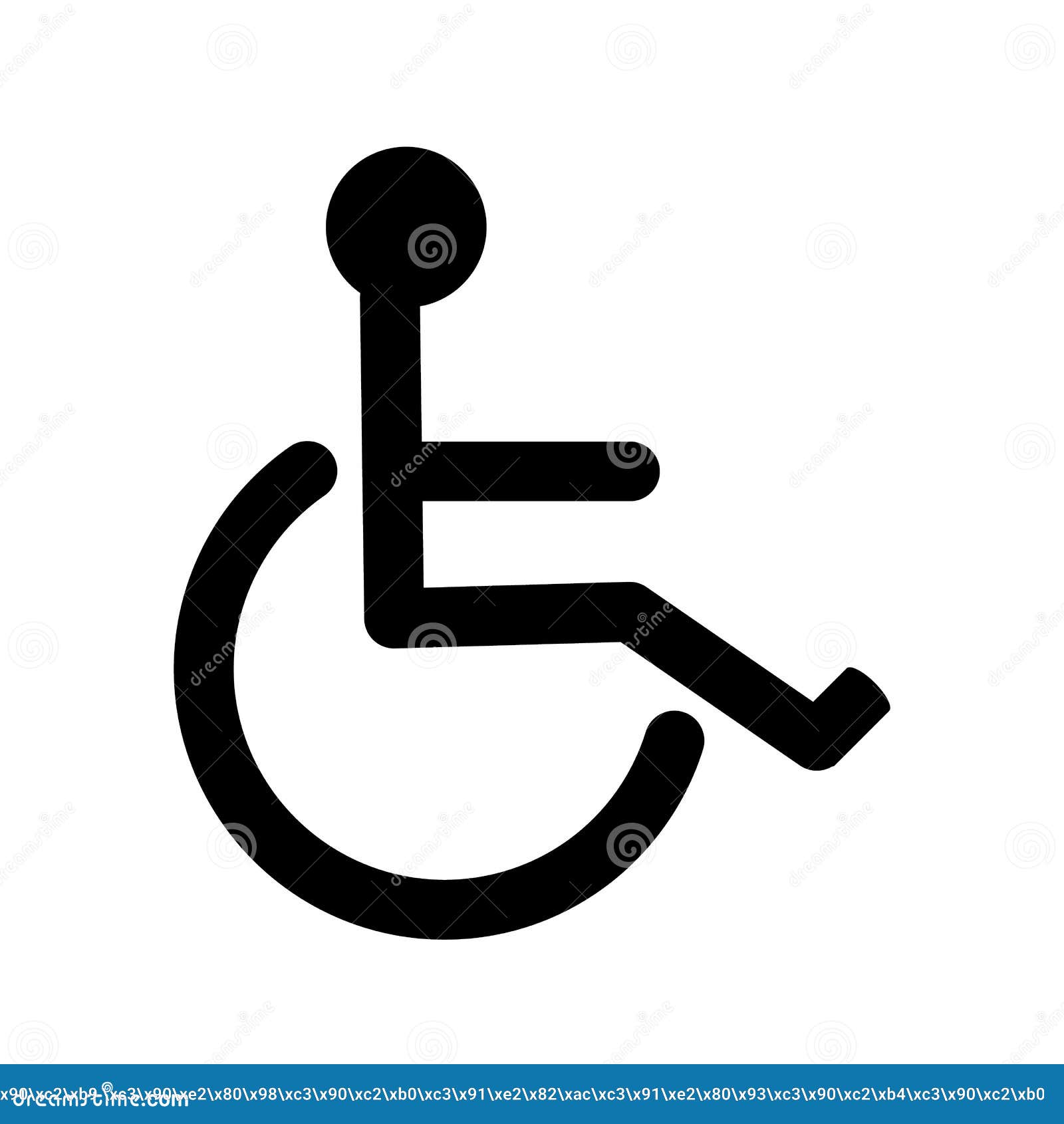 disabled handicap icon, wheelchair parking sign 