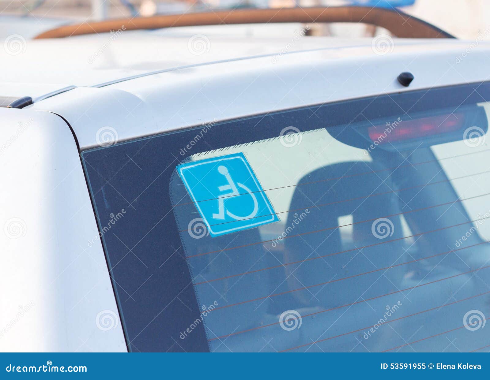 Self Adhesive Sticker Notice No Parking Disabled Person Access At All Times* 
