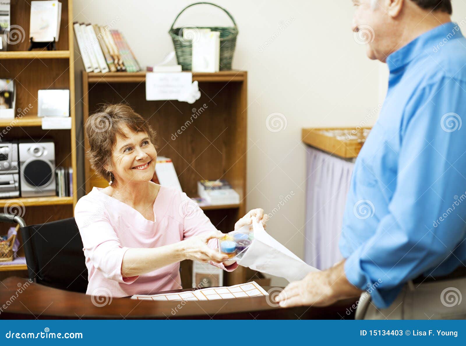 disabled store clerk