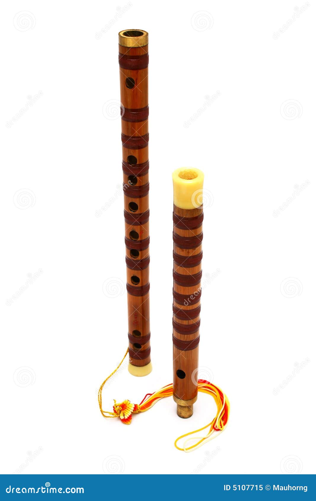 Disassembled Chinese Flute, Dizi Stock Image Image of traditional