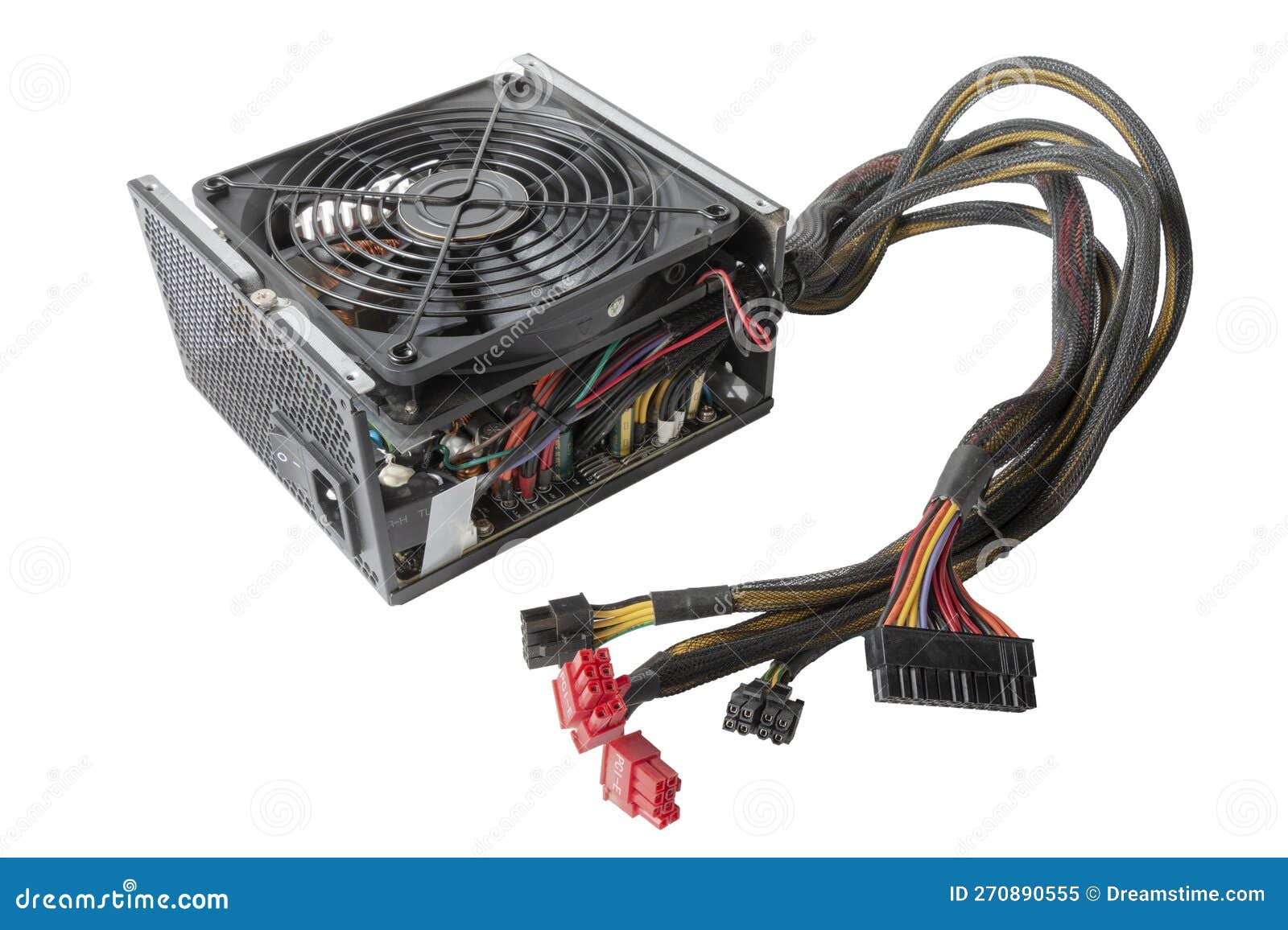 Disassembled Computer Power Supply Unit Stock Image Image of energy