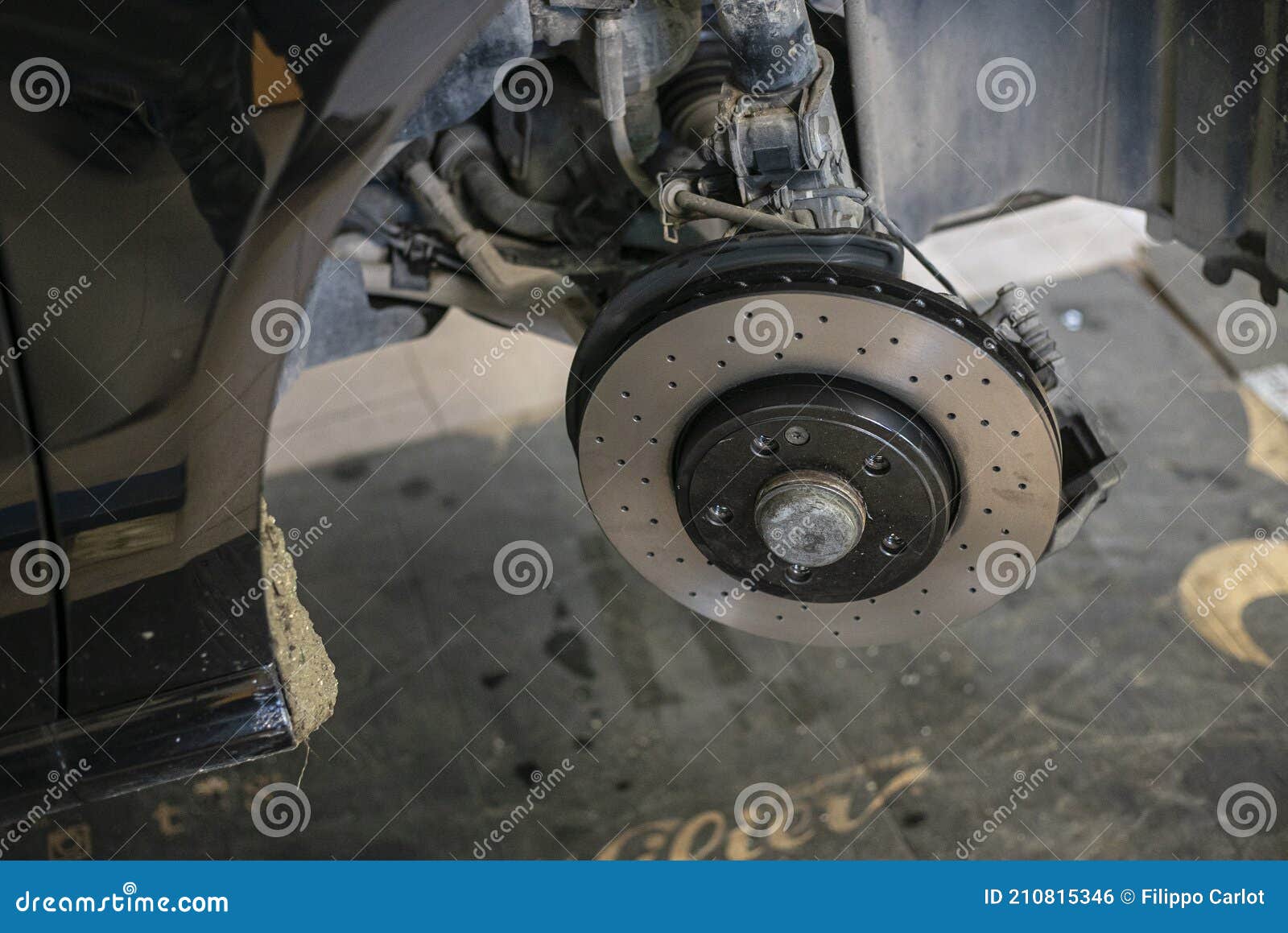 Disc brake replacement 4 stock photo. Image of change 210815346