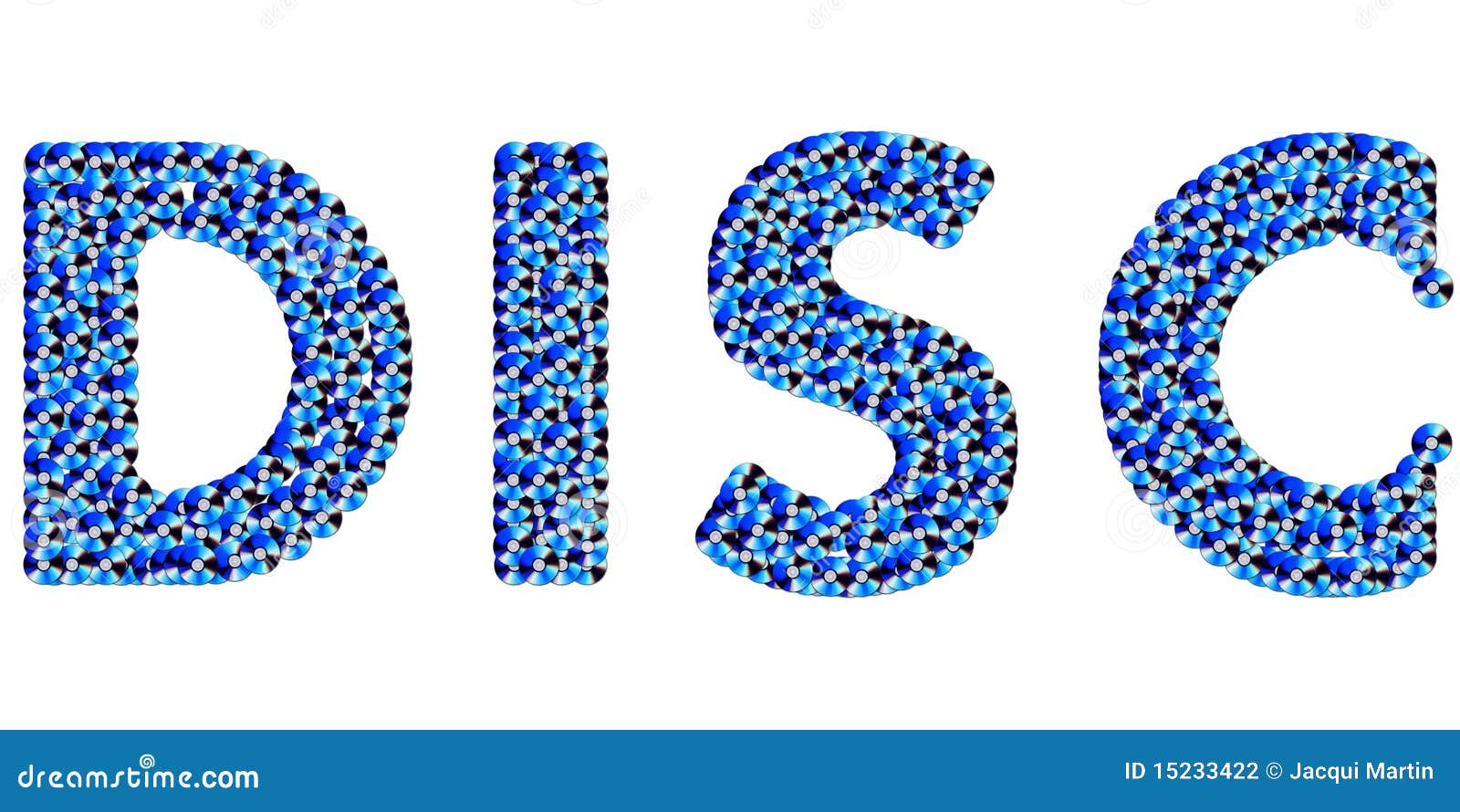 Disc collage stock illustration. Illustration of isolated 15233422